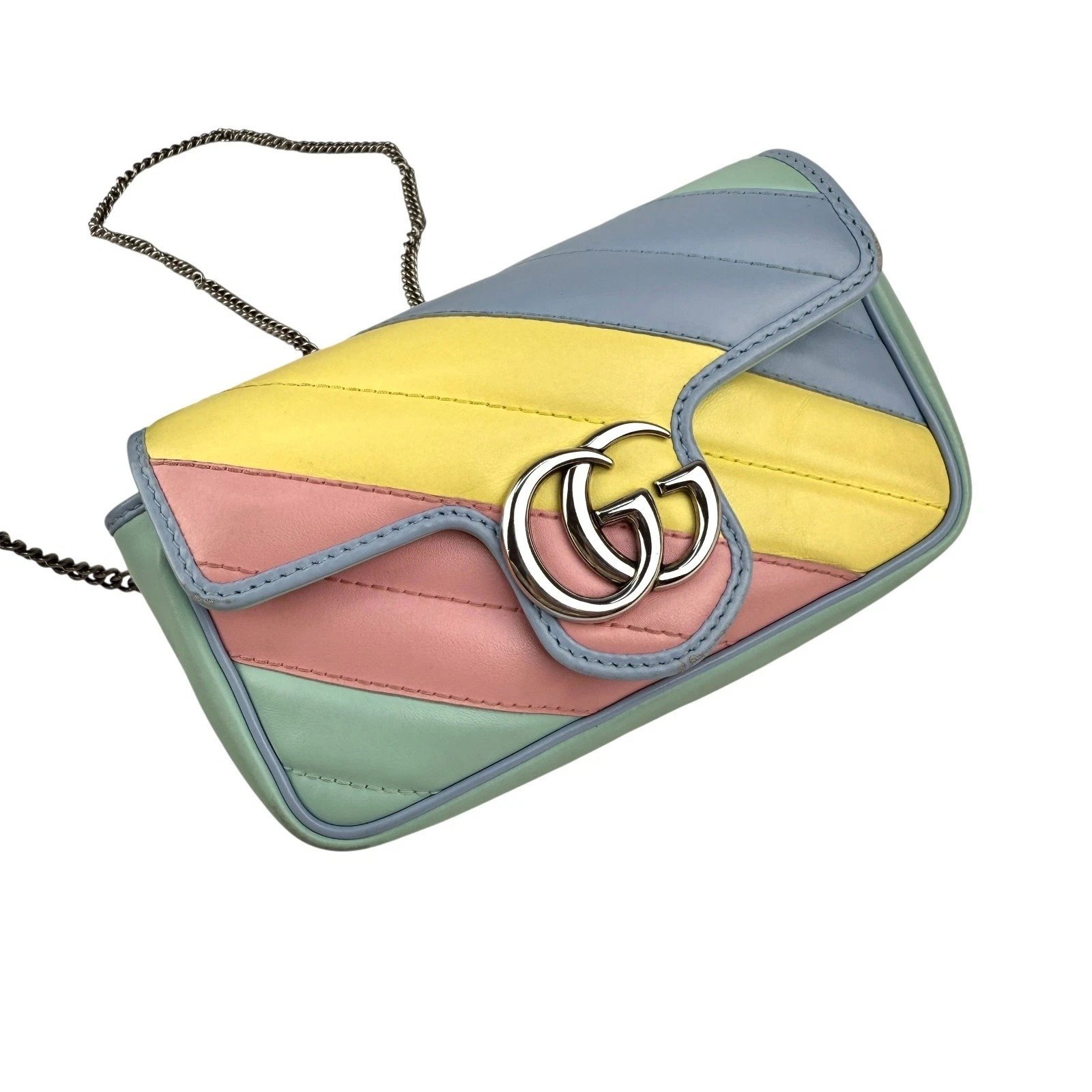 GG Marmont Chain Flap leather crossbody bag