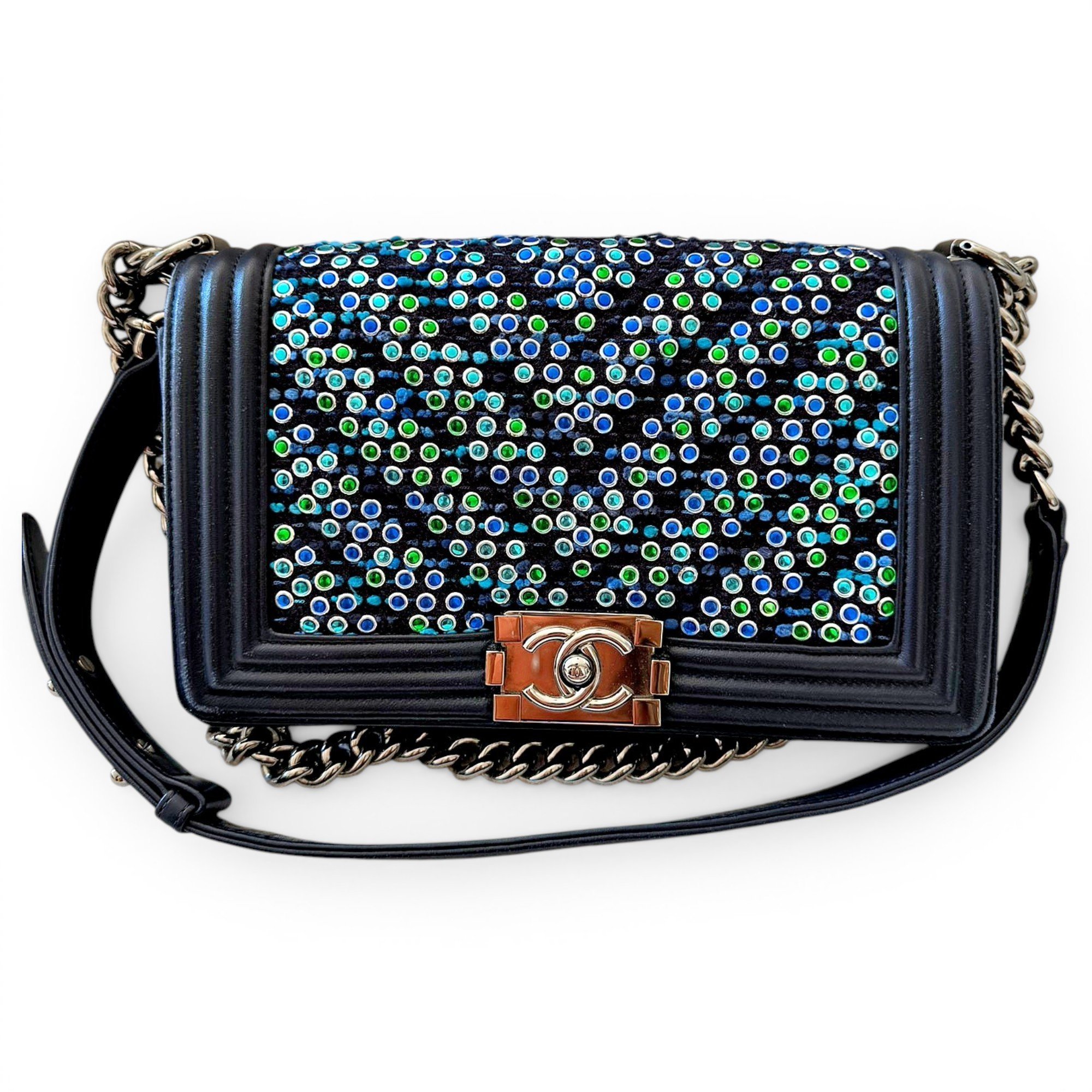 Boy leather crossbody bag