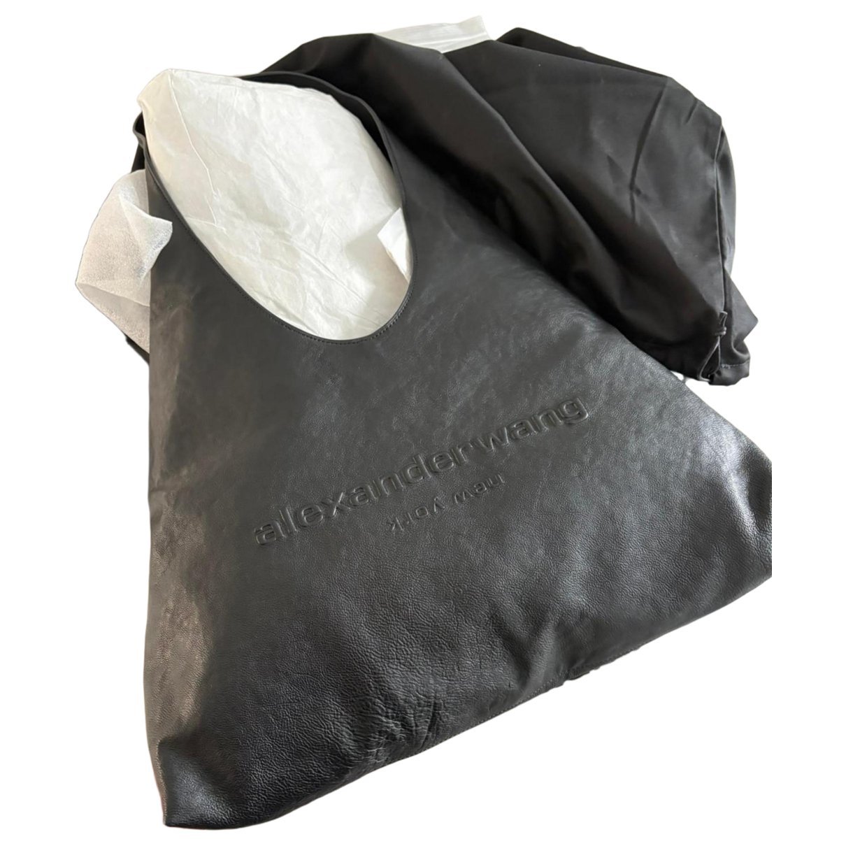 Leather tote