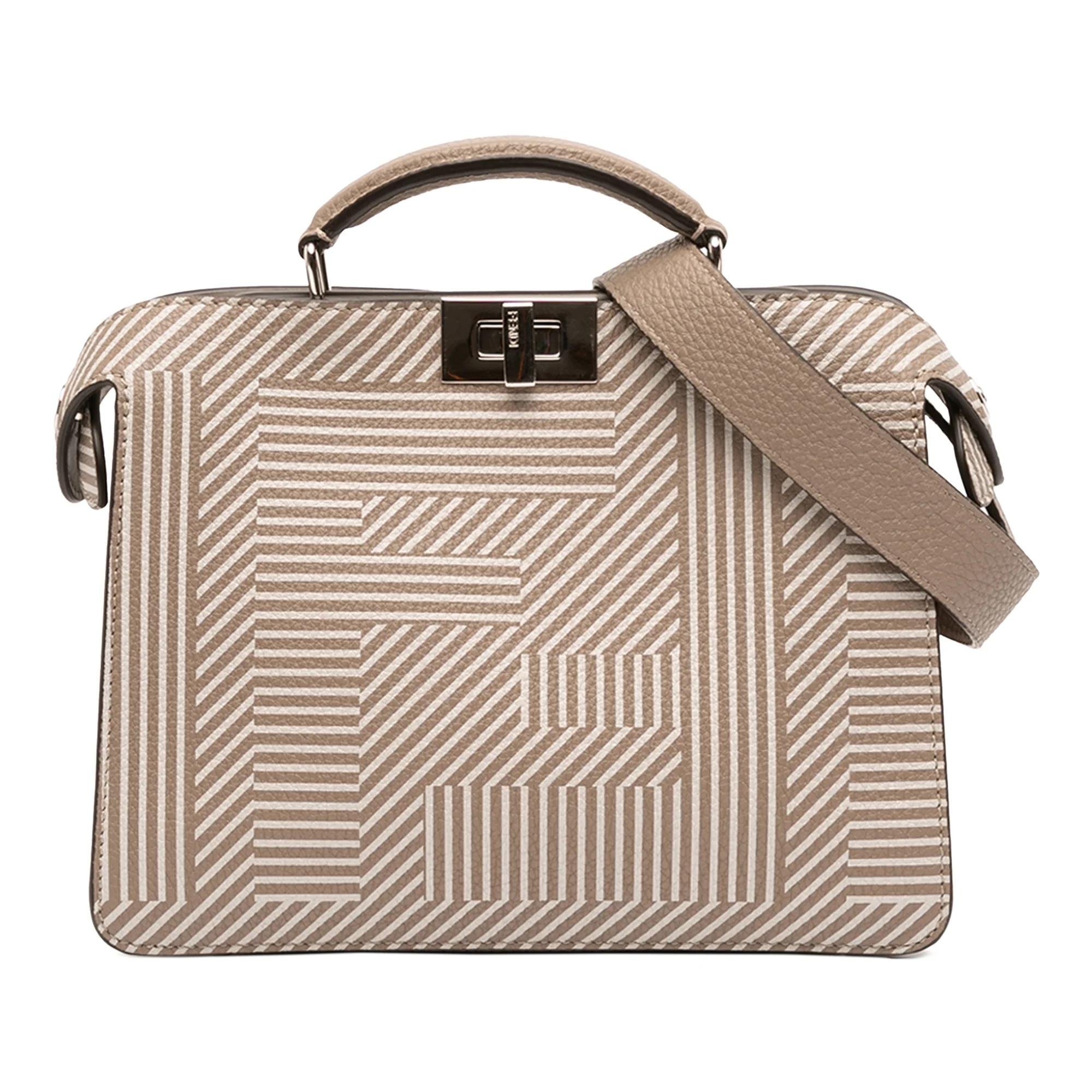 Peekaboo pony-style calfskin handbag