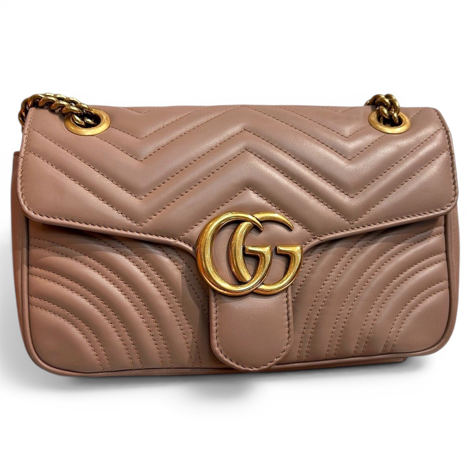 GG Marmont Flap leather handbag