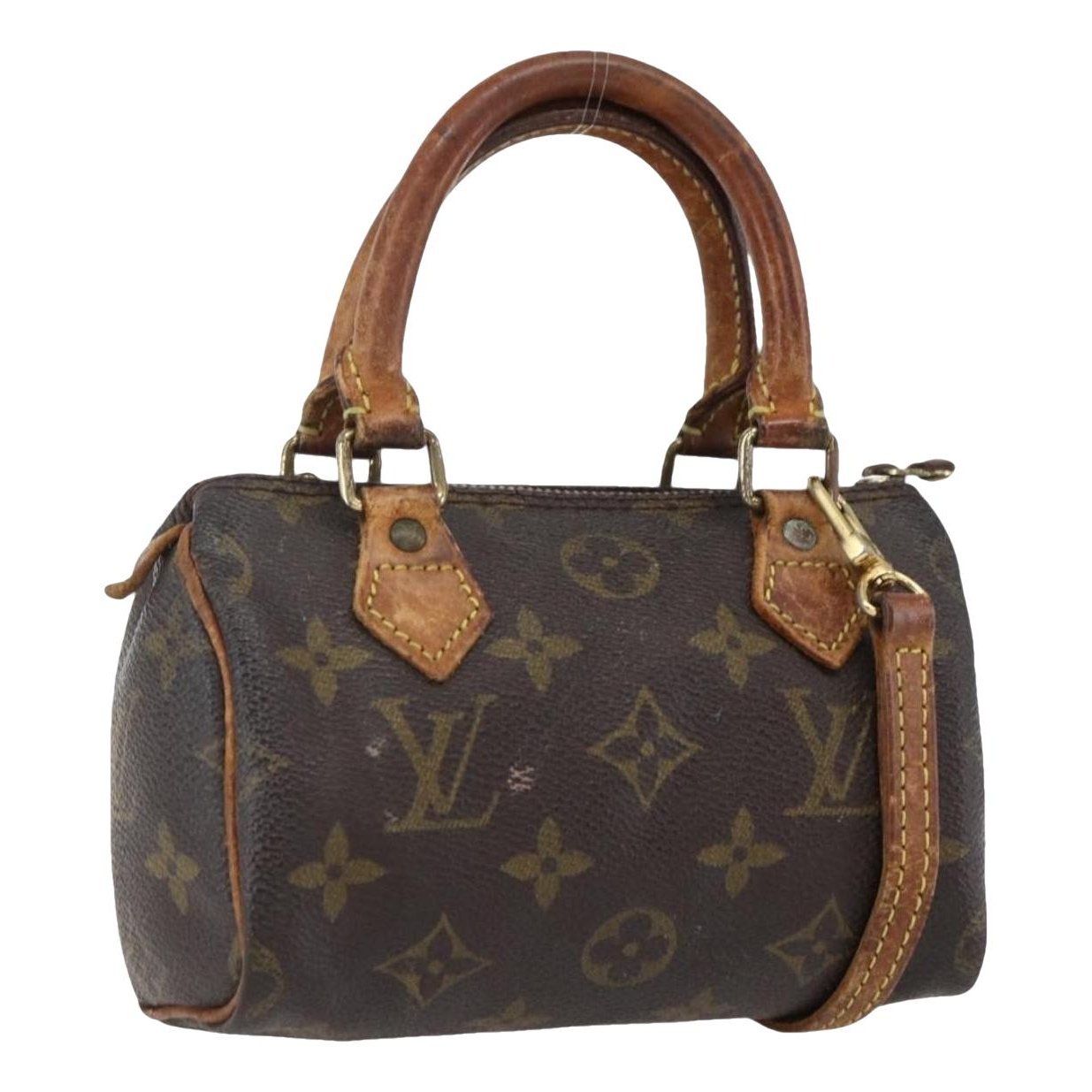 Nano Speedy / Mini HL leather handbag