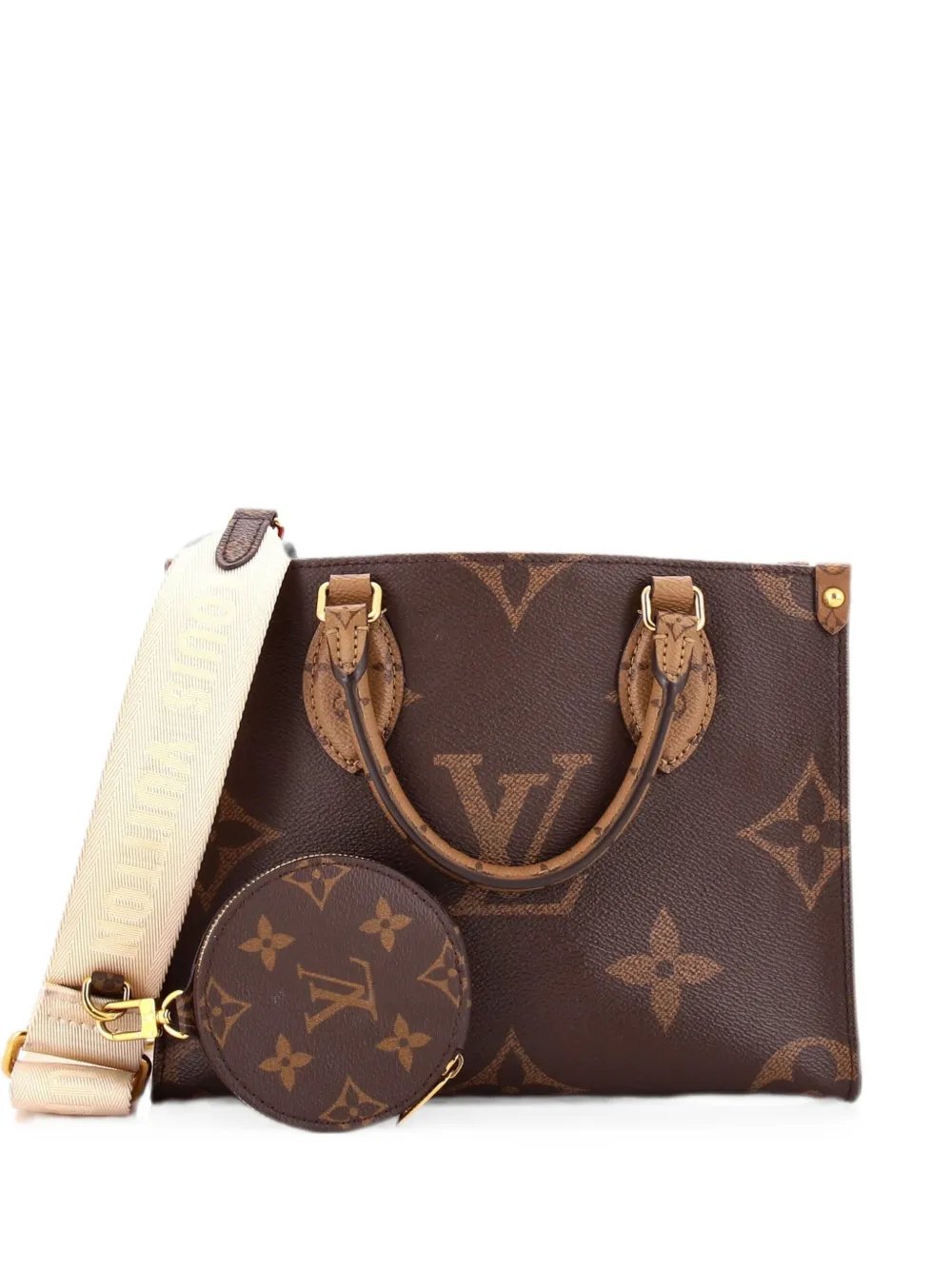 OnTheGo Tote Reverse Monogram Giant PM shoulder bag