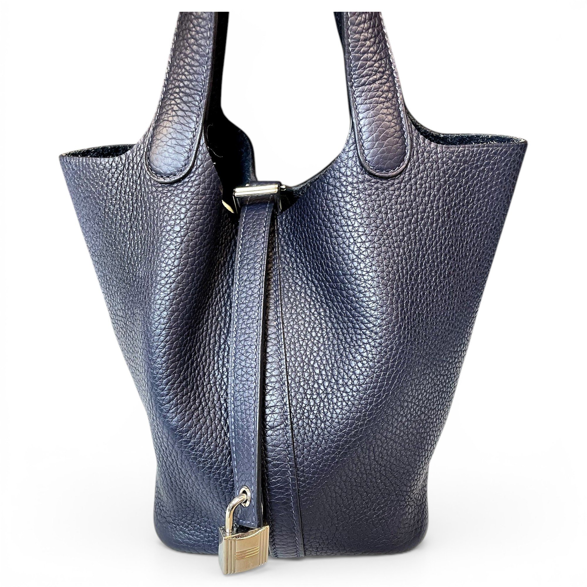 Picotin leather handbag