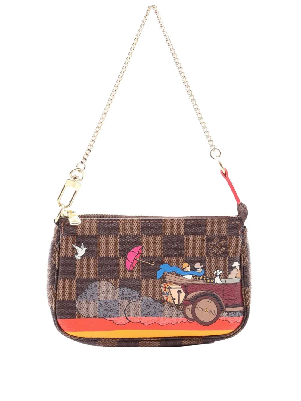 2015 Damier Ebene Illustre Mini Pochette Accessories handbag