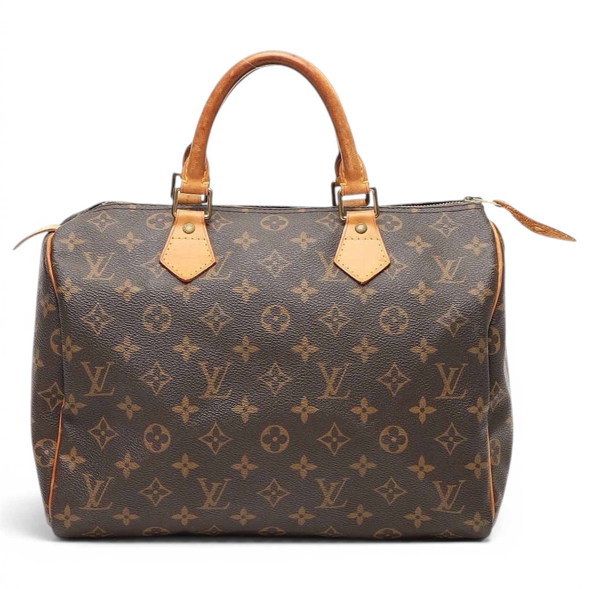 Speedy leather handbag