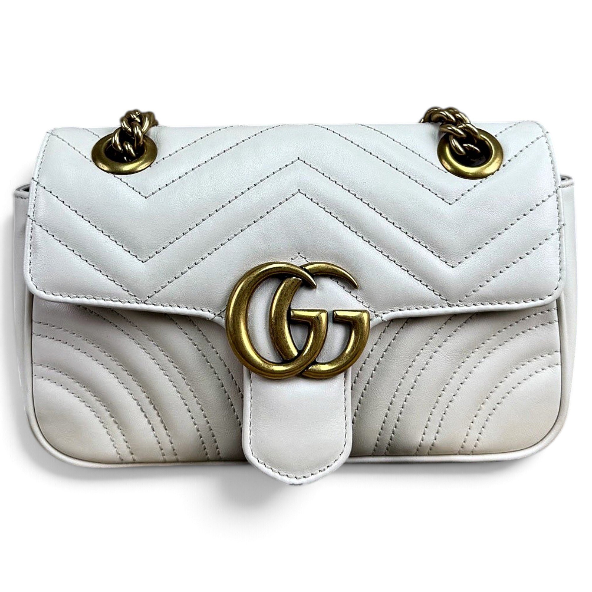 GG Marmont Flap leather handbag