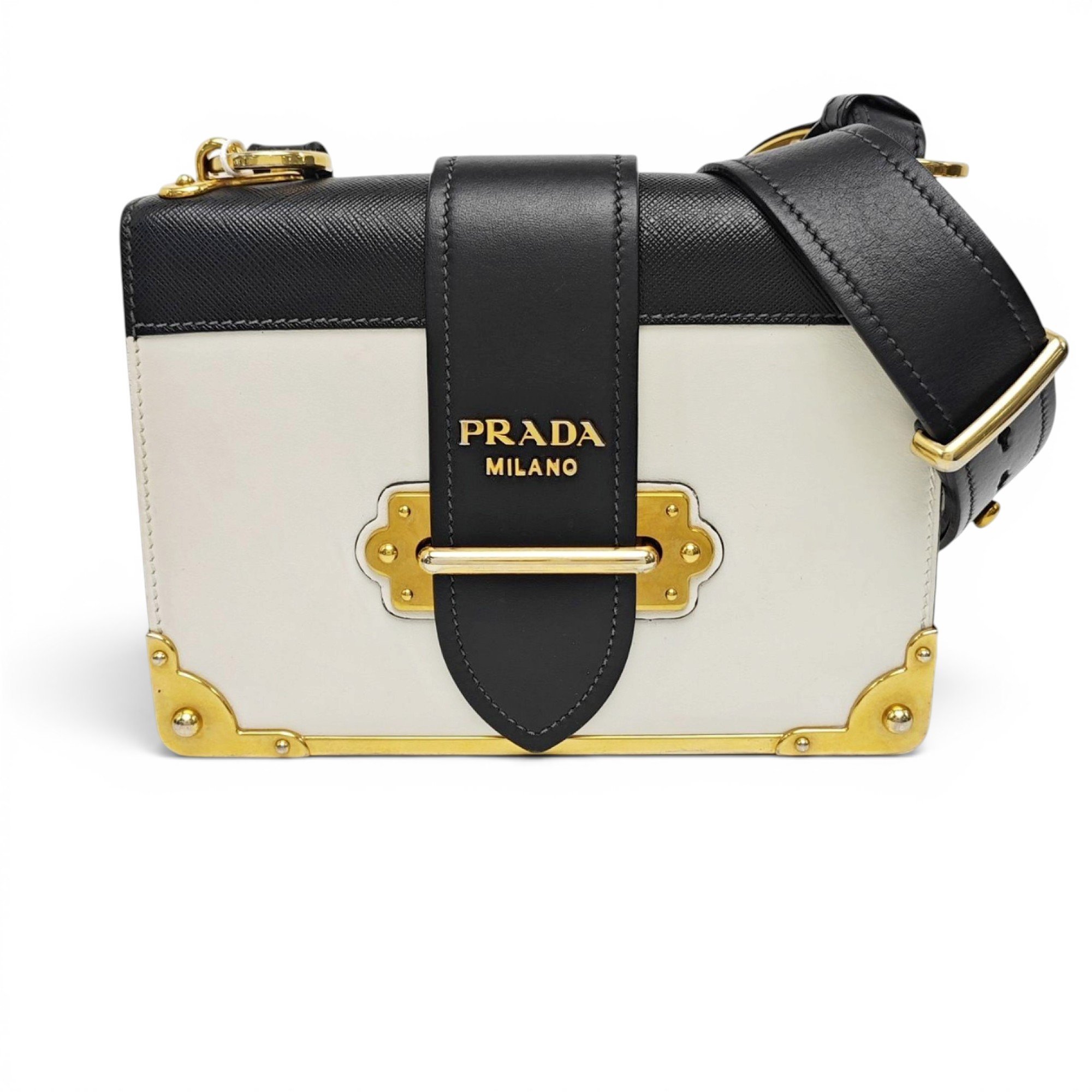 Cahier leather handbag