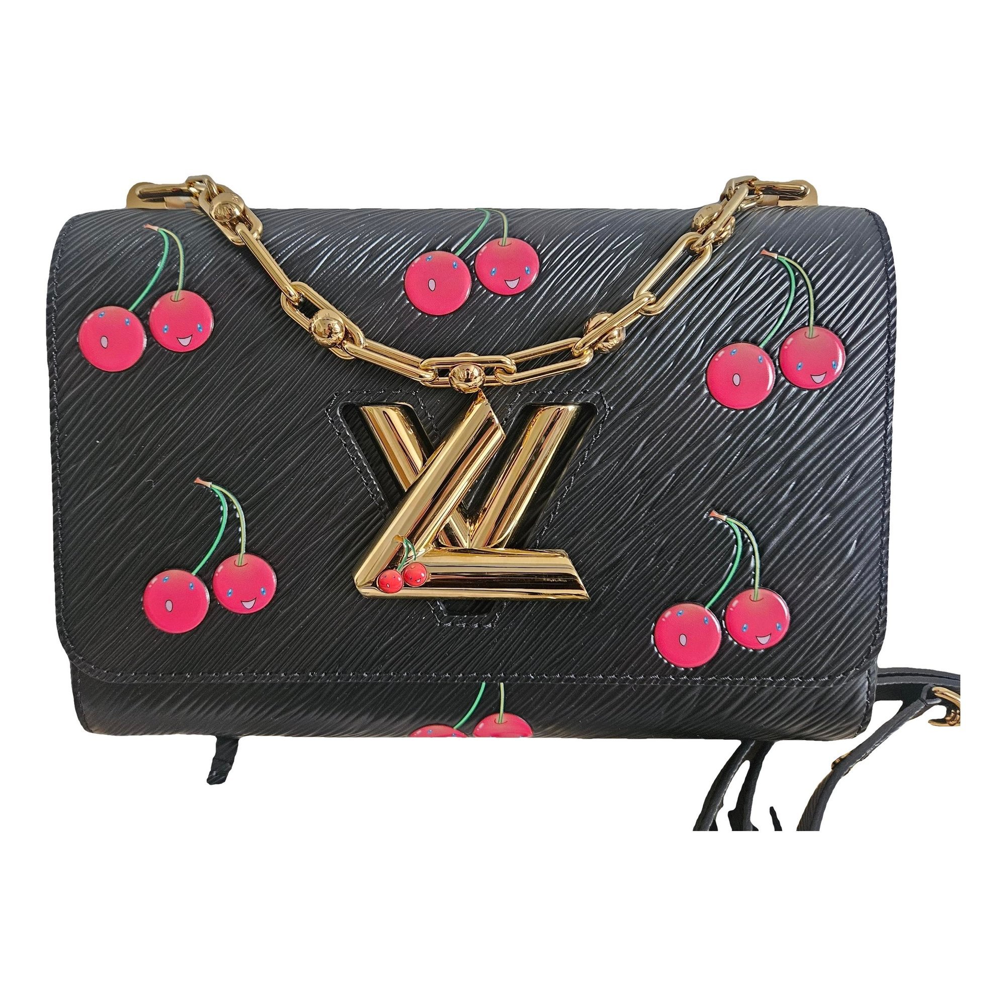 Twist leather crossbody bag