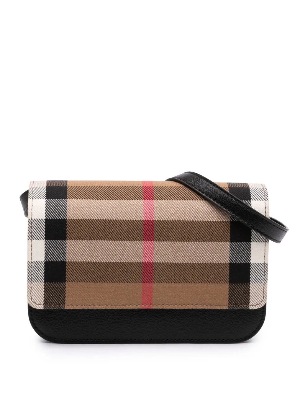 2018-2026 House Check Canvas and Leather Madison crossbody bag