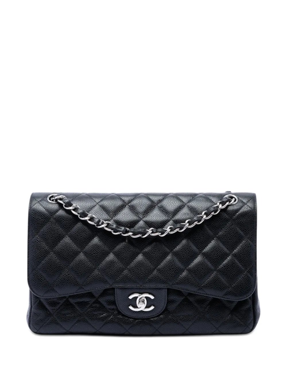 2011 Jumbo Classic Caviar Double Flap shoulder bag