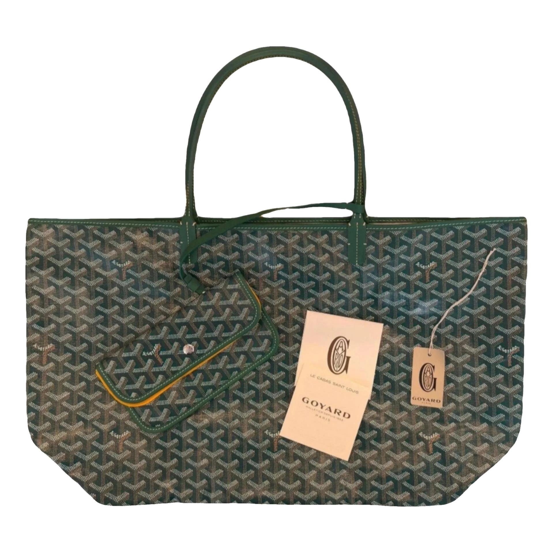 Goyard Saint-Louis leather tote