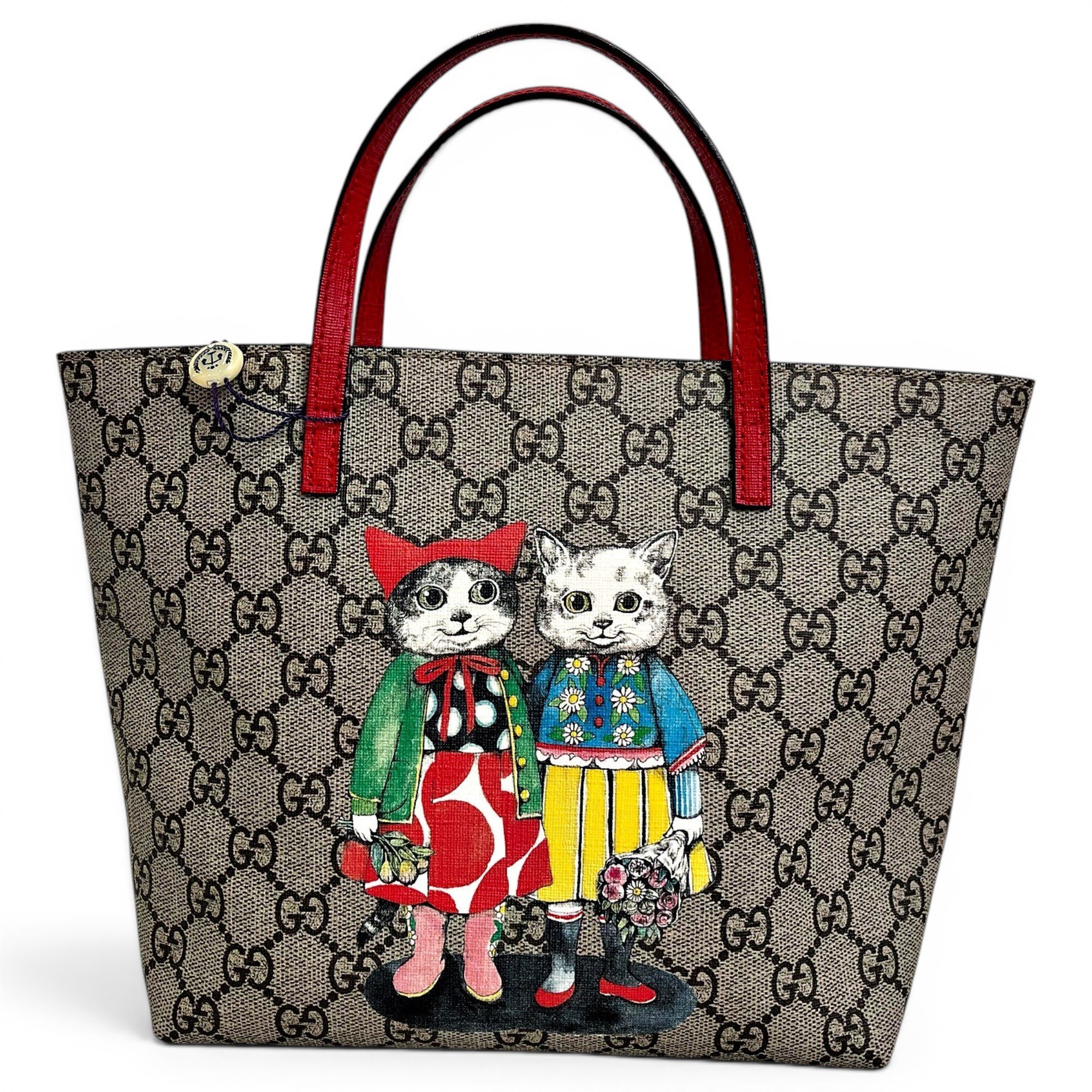 Ophidia Shopping tweed tote