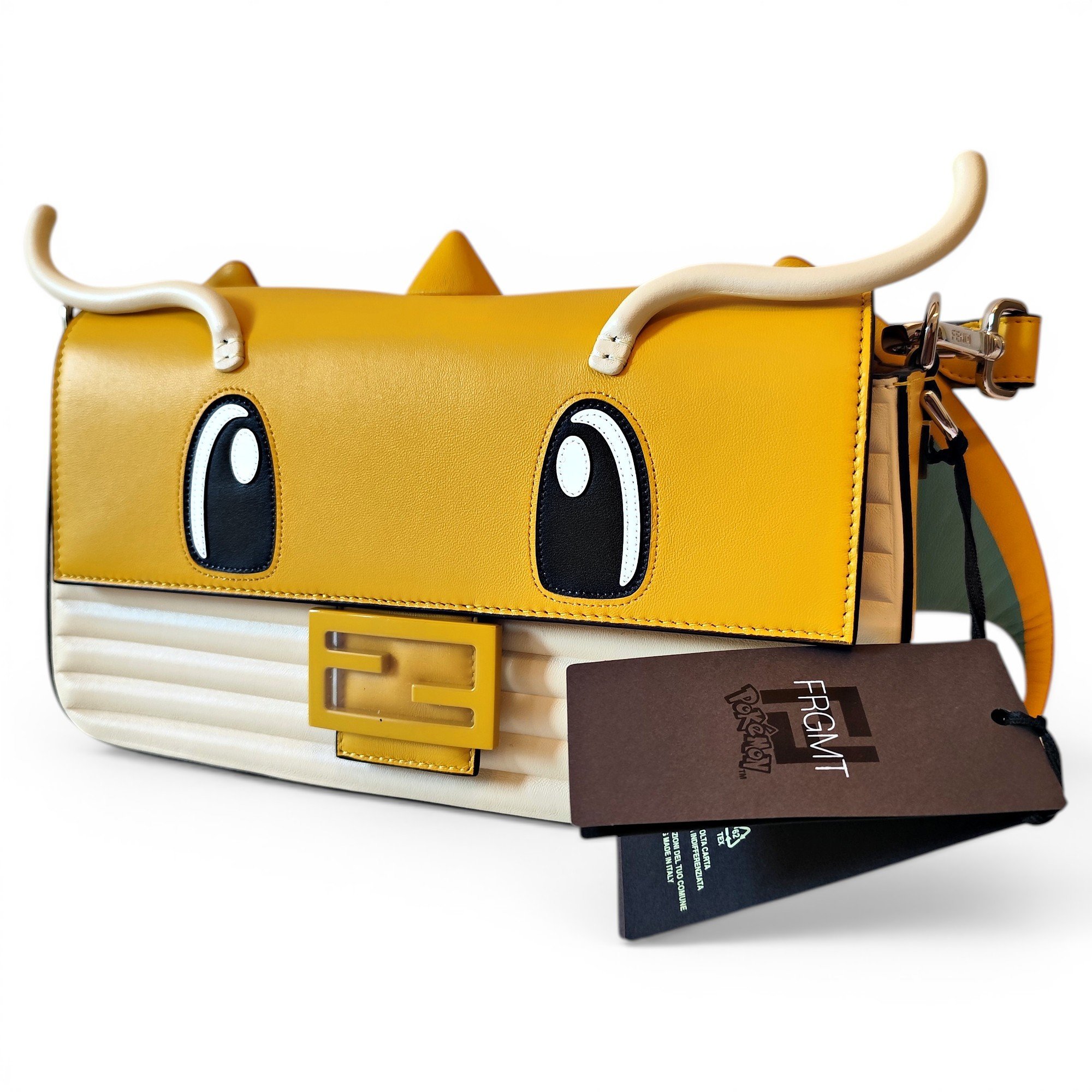 Baguette leather handbag