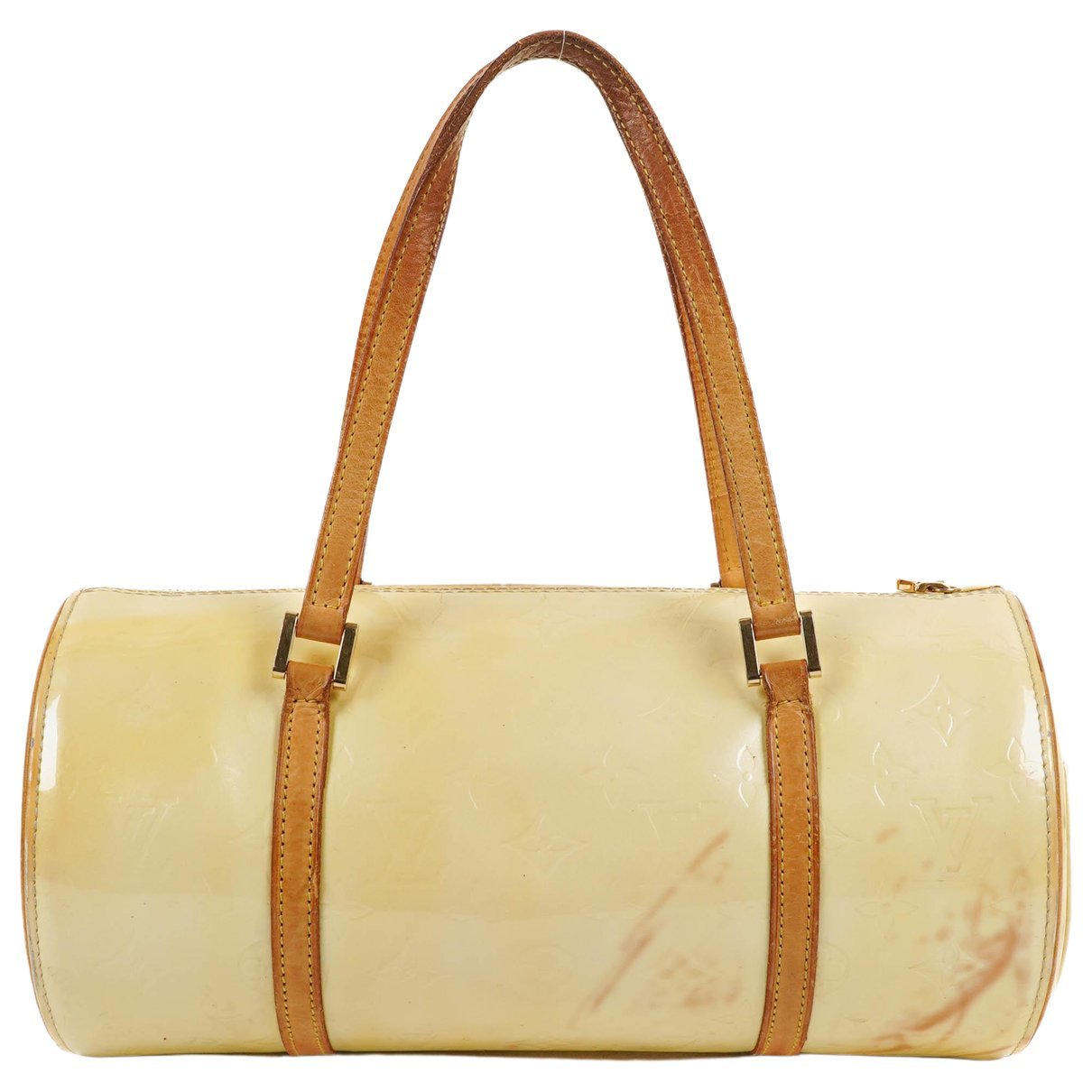 Papillon patent leather handbag