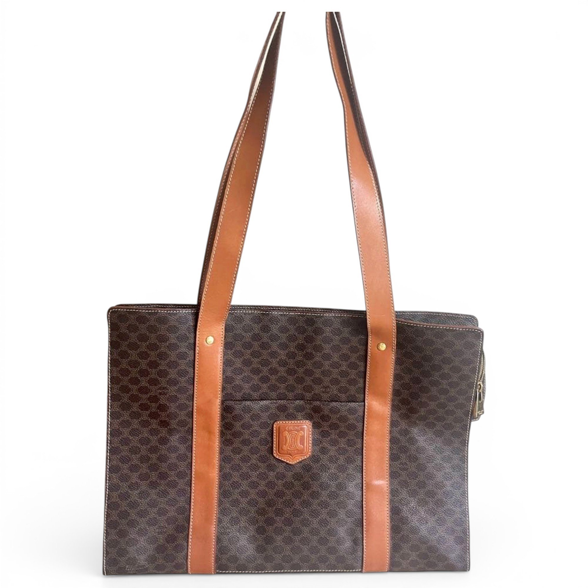 Leather tote
