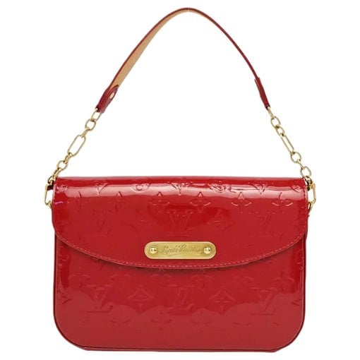 Patent leather handbag