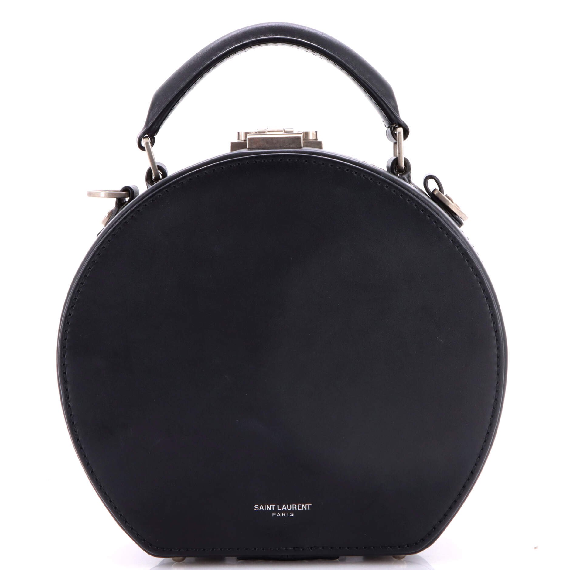 Saint Laurent Mica Hatbox Bag Leather Small
