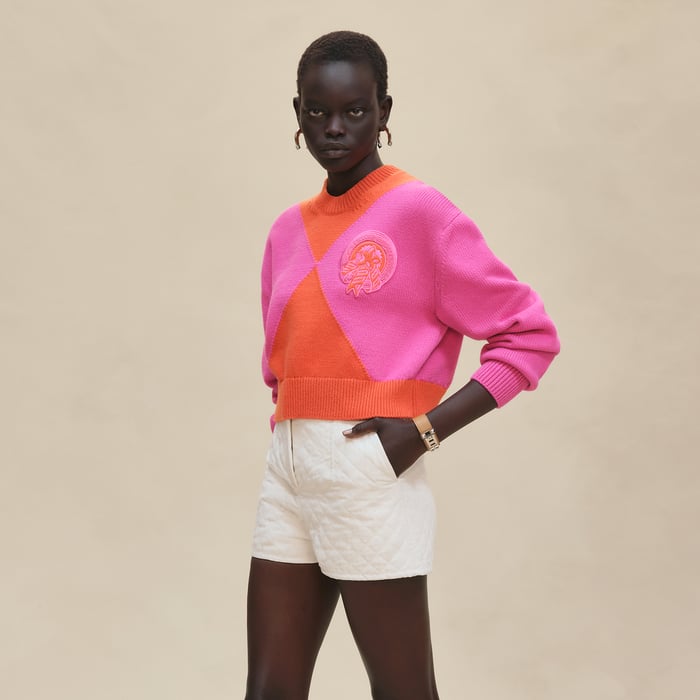 Rose Sakura Long-sleeve Sweater