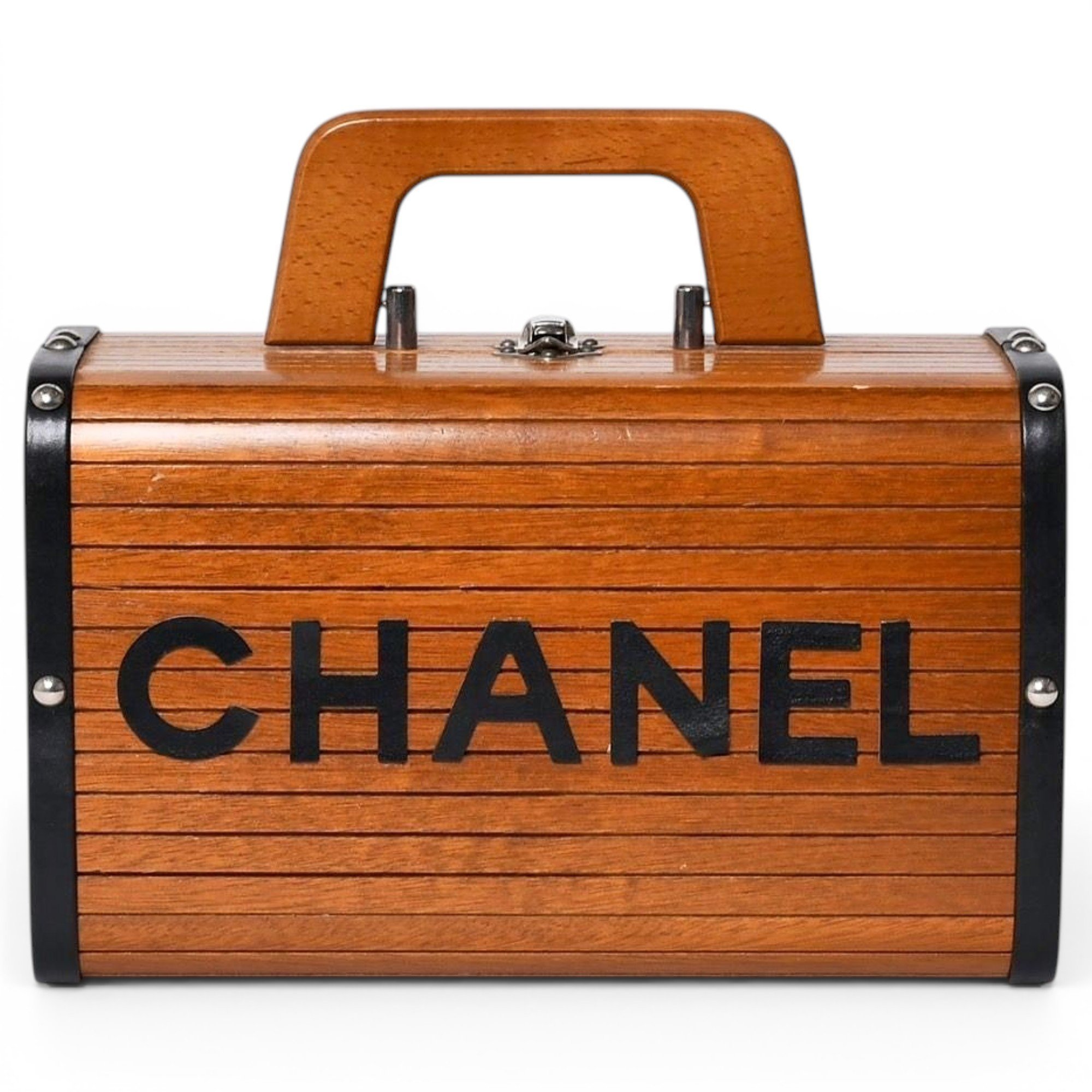 Leather vanity case