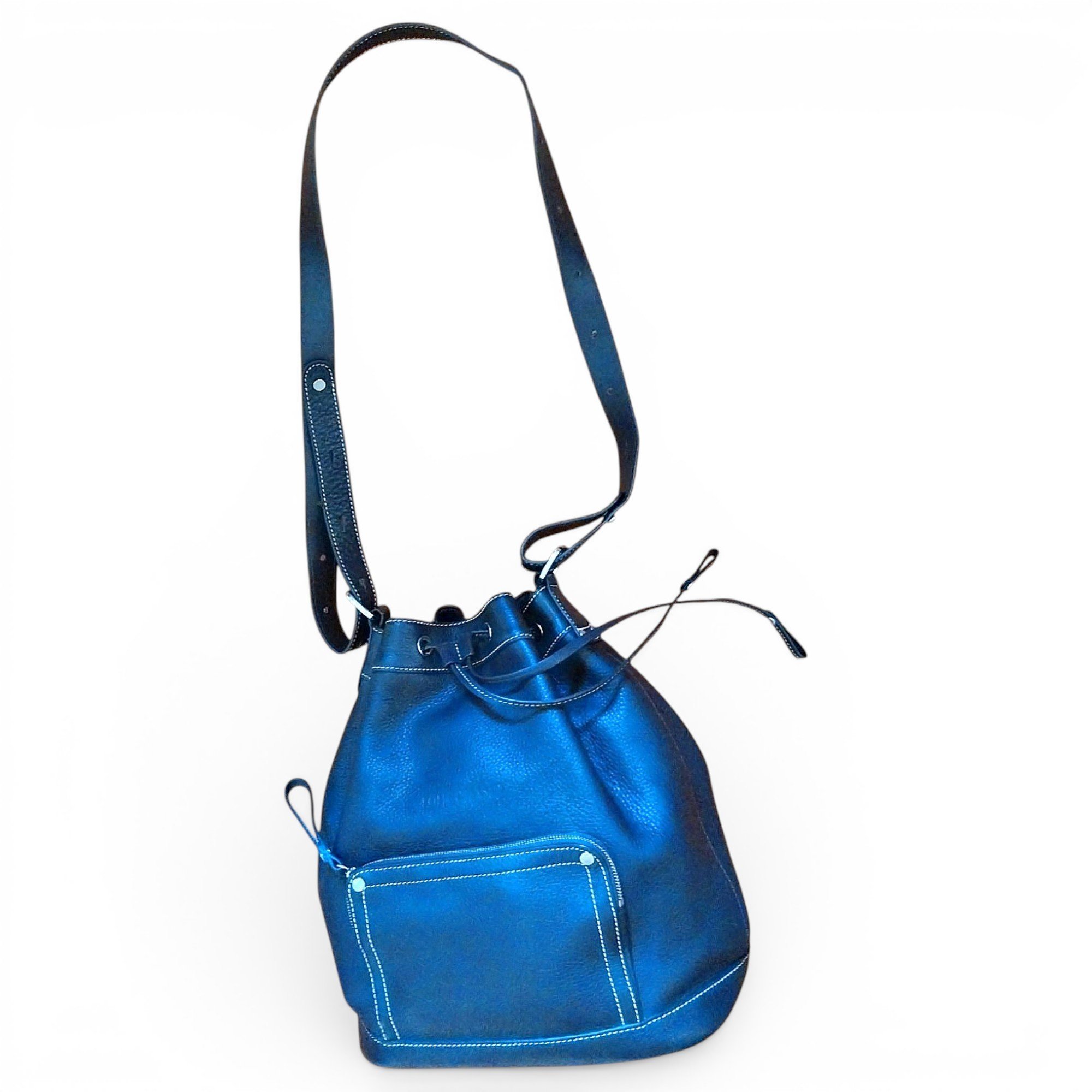 Pliage leather backpack