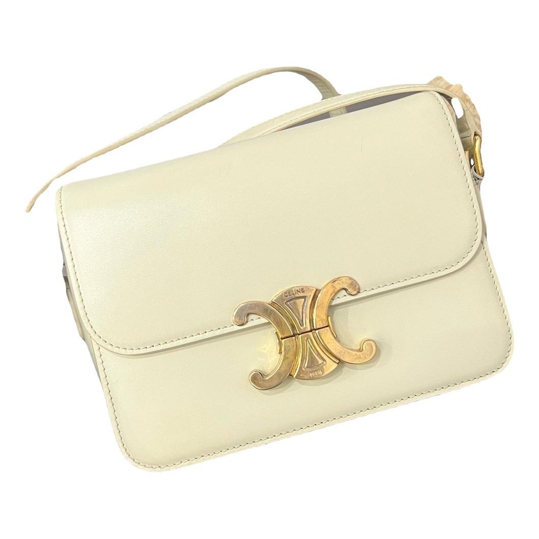 Triomphe leather handbag