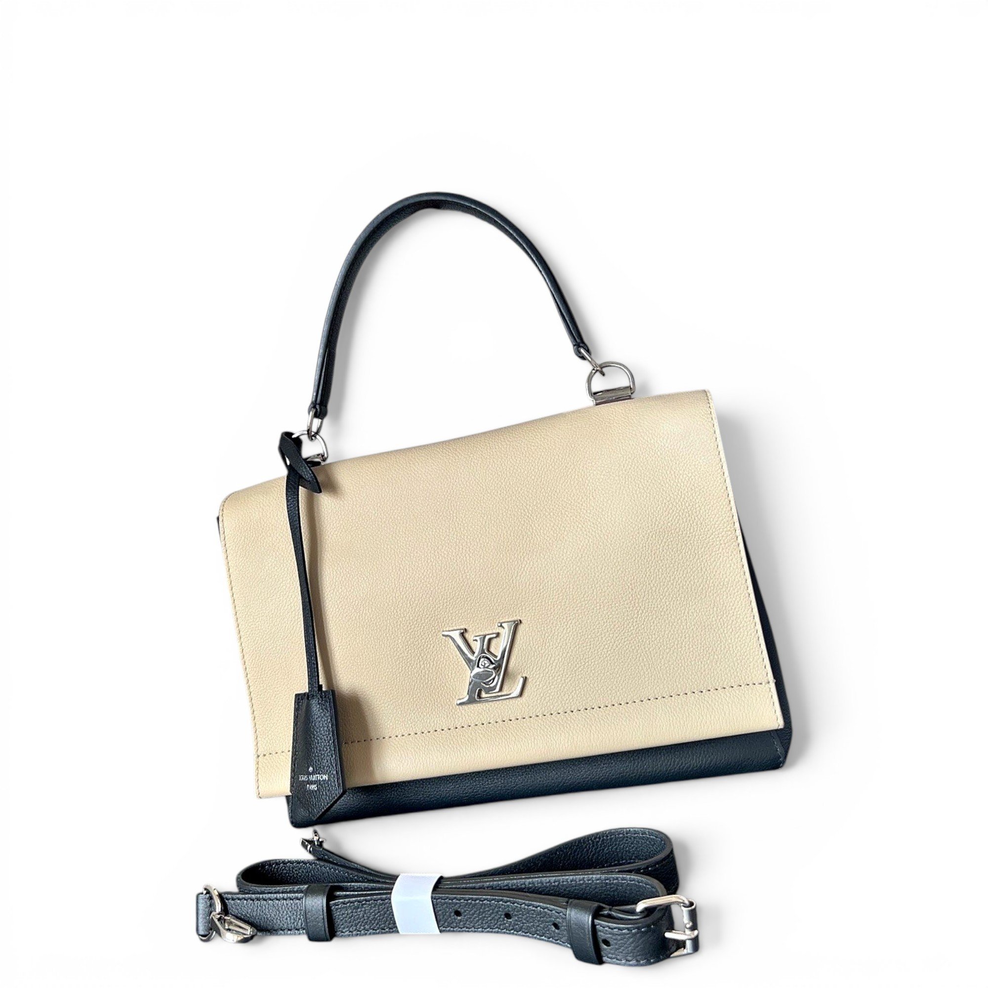 Lockme leather handbag