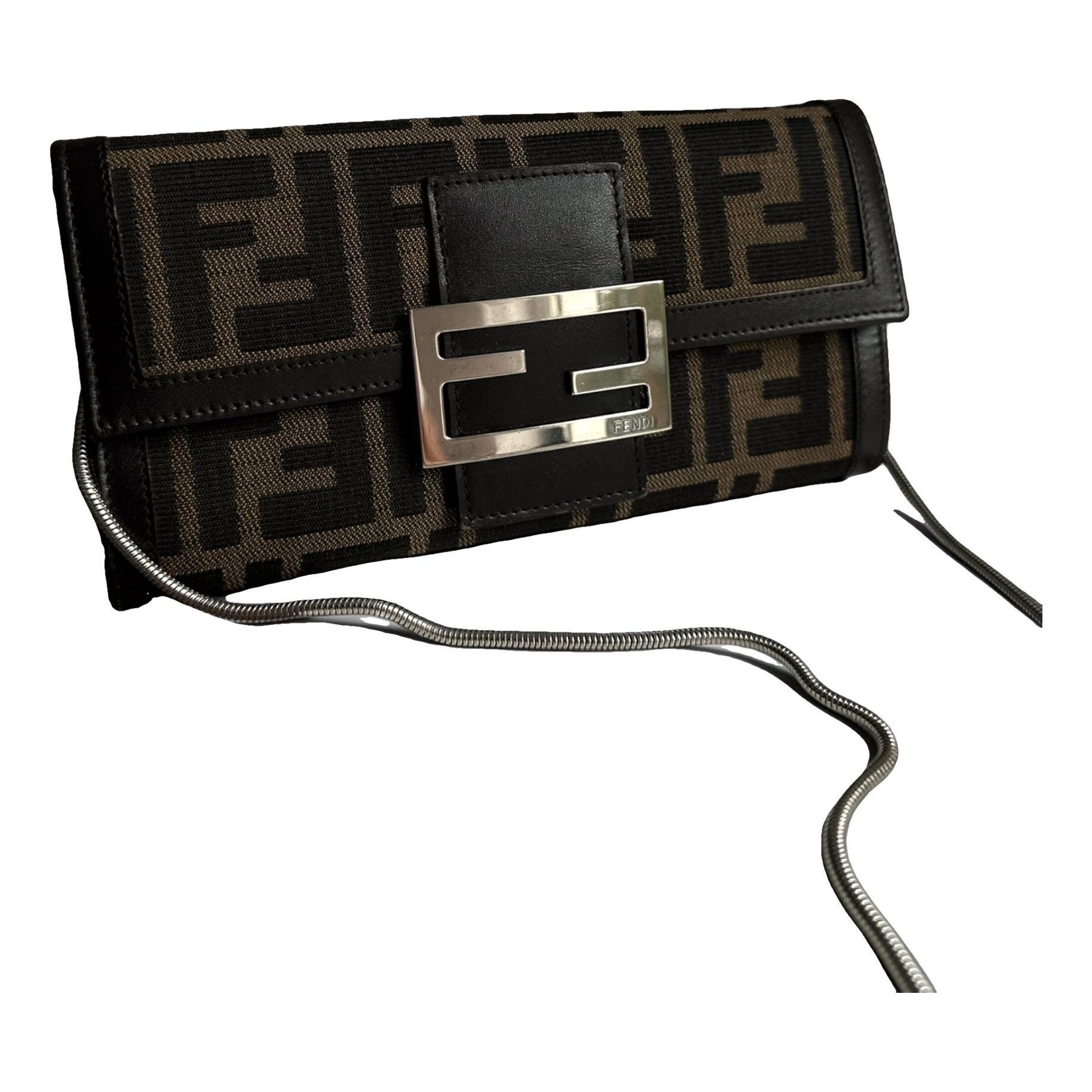 Wallet On Chain leather handbag