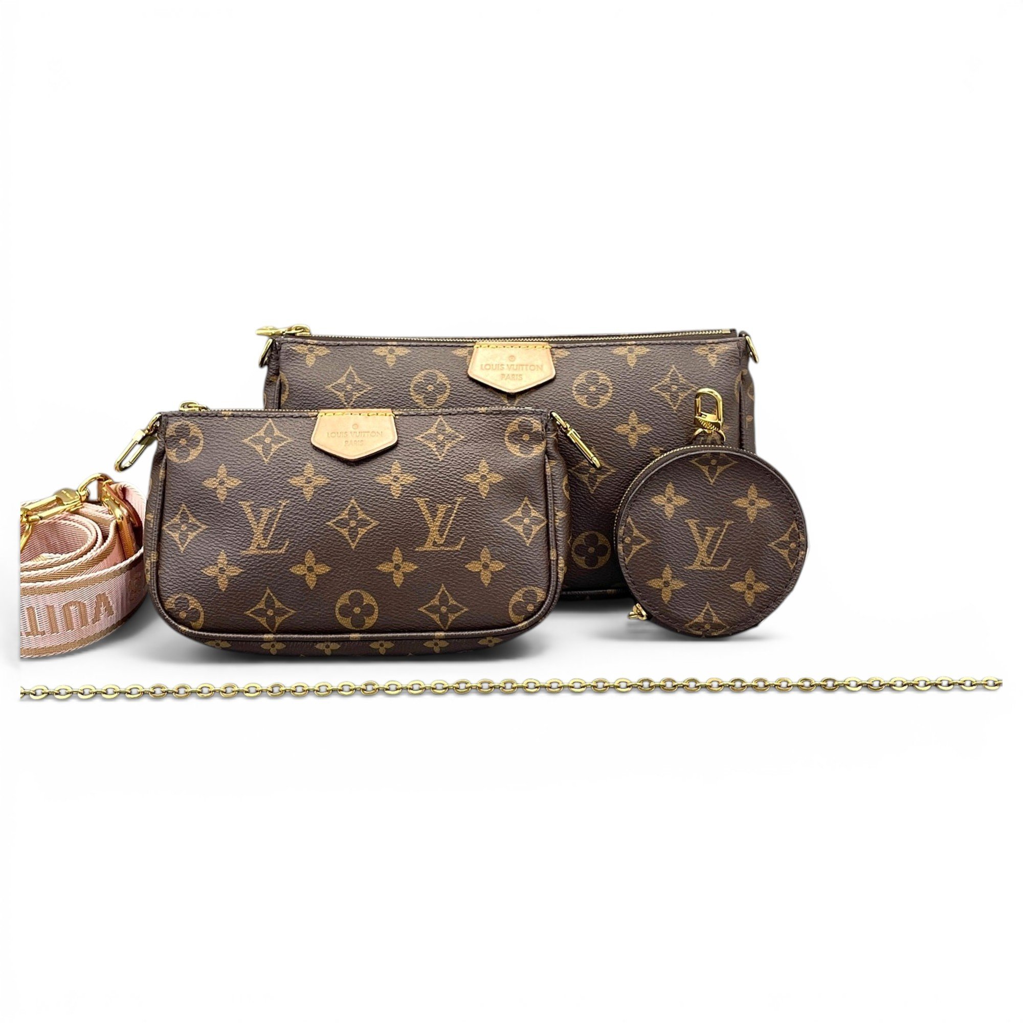 Multi Pochette Accessoires leather handbag