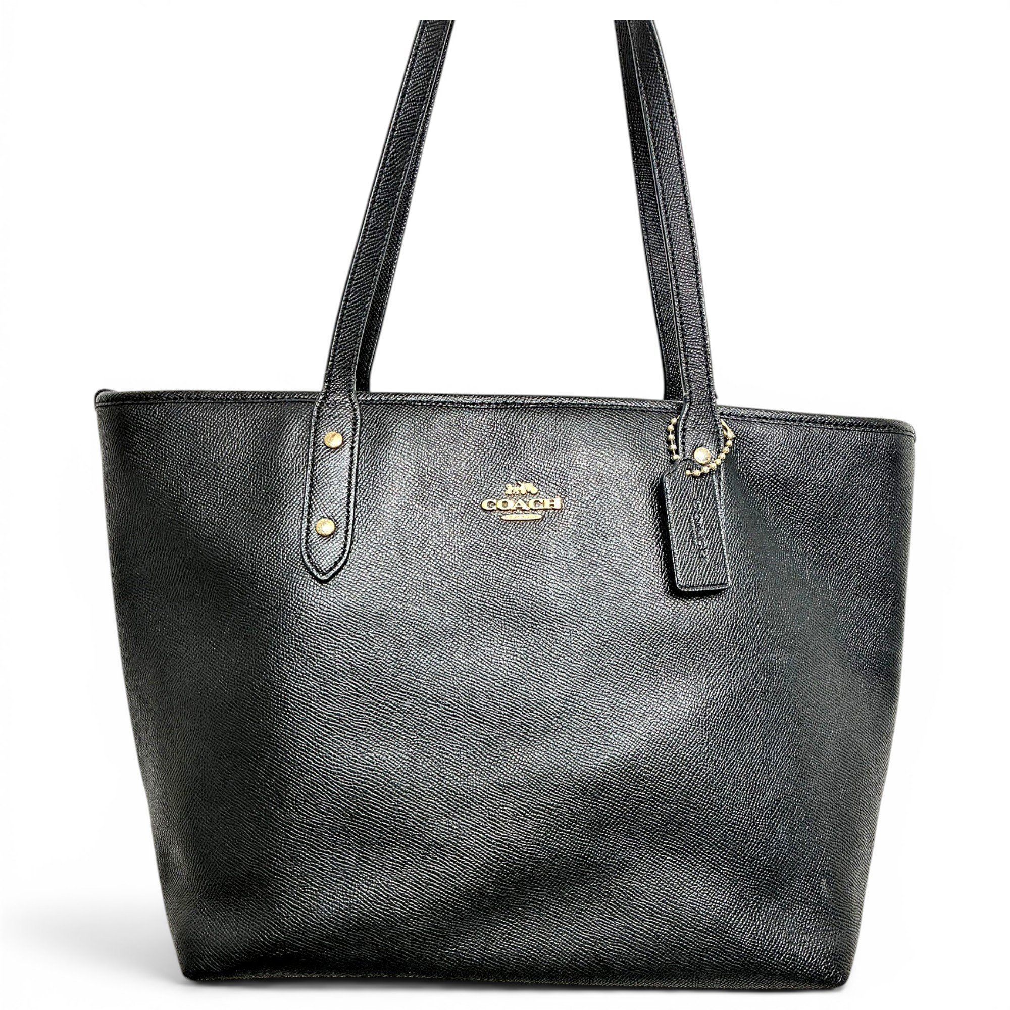 CITY ZIP TOTE leather tote