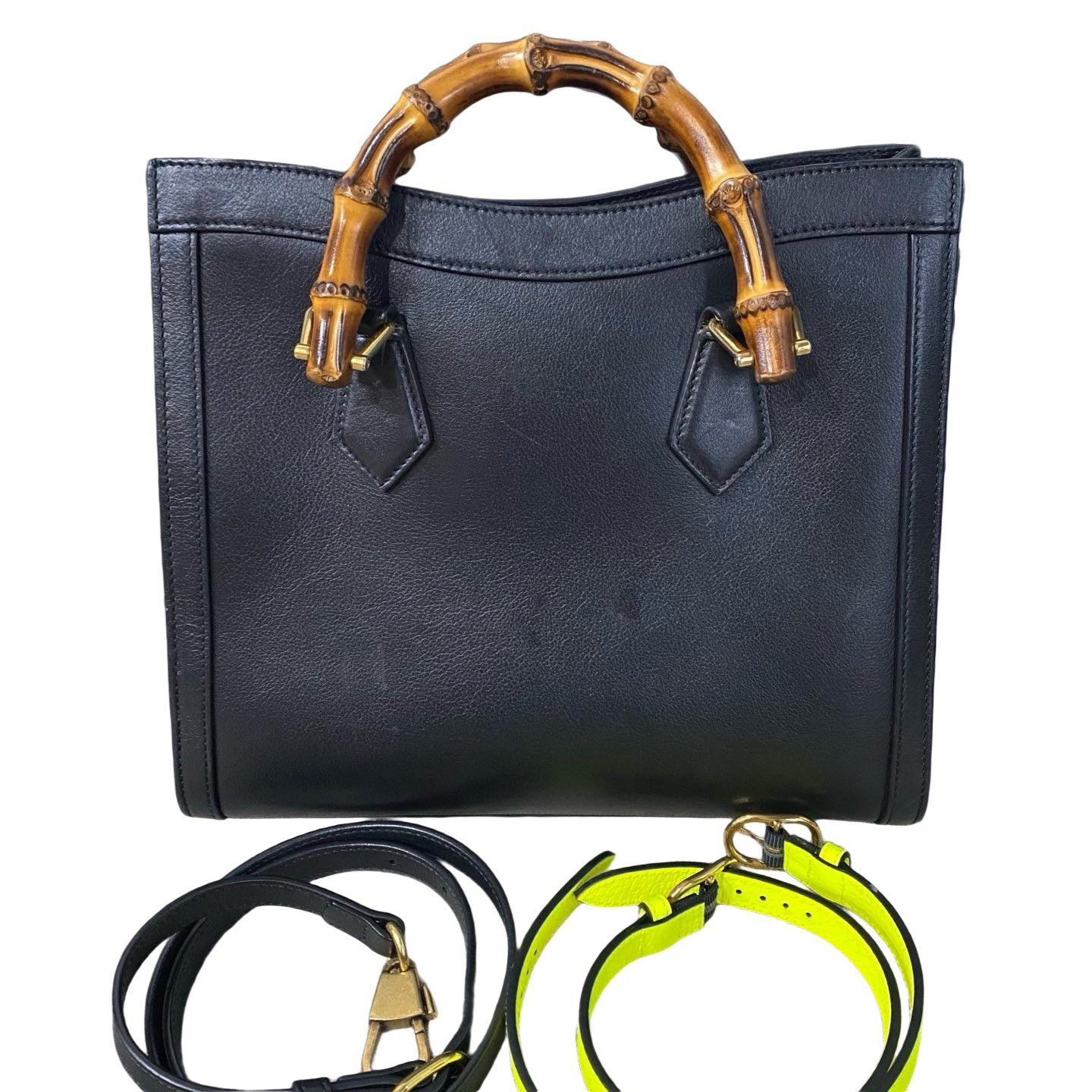 Diana Bamboo leather tote