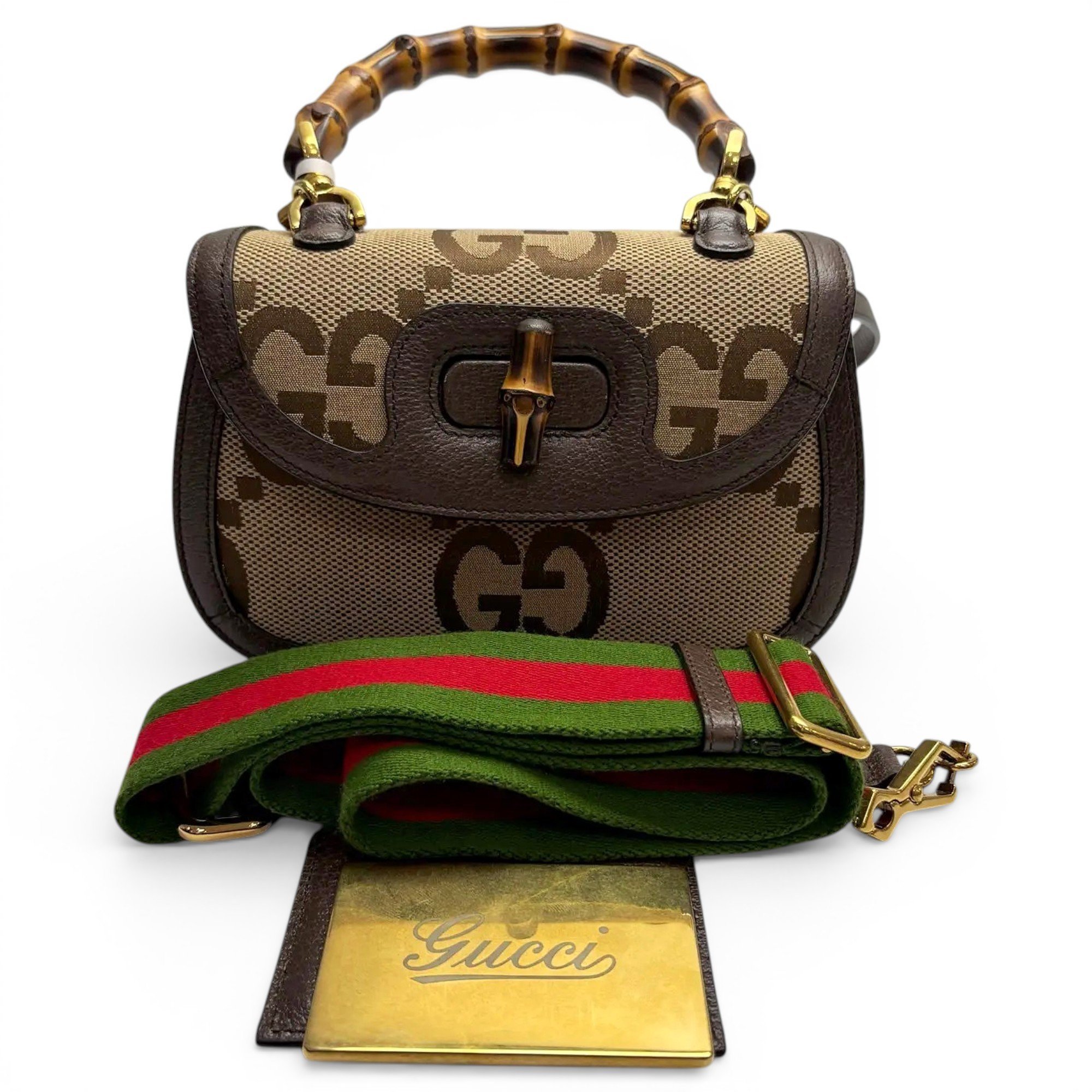Convertible Bamboo Top Handle cloth crossbody bag