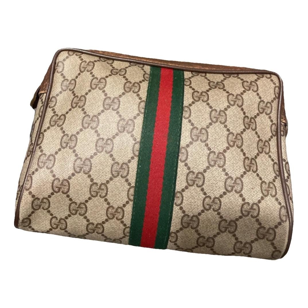 Leather clutch bag