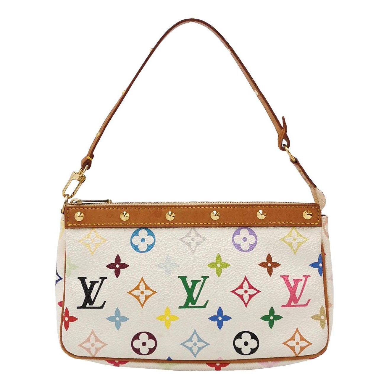 Pochette Accessoire leather handbag