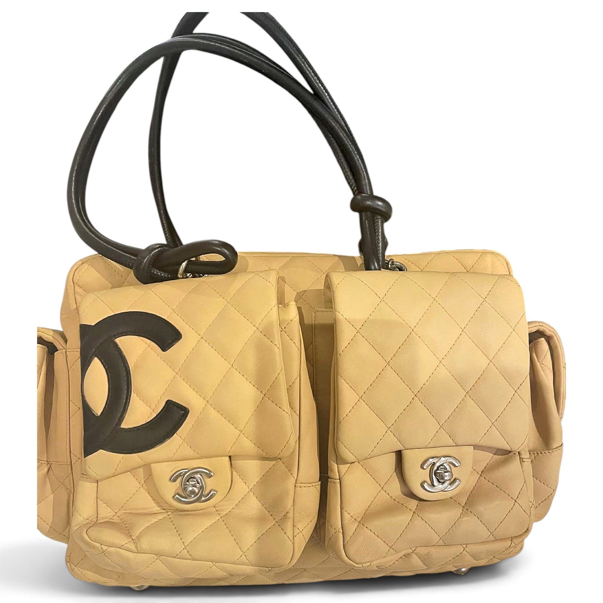 Cambon Reporter leather handbag