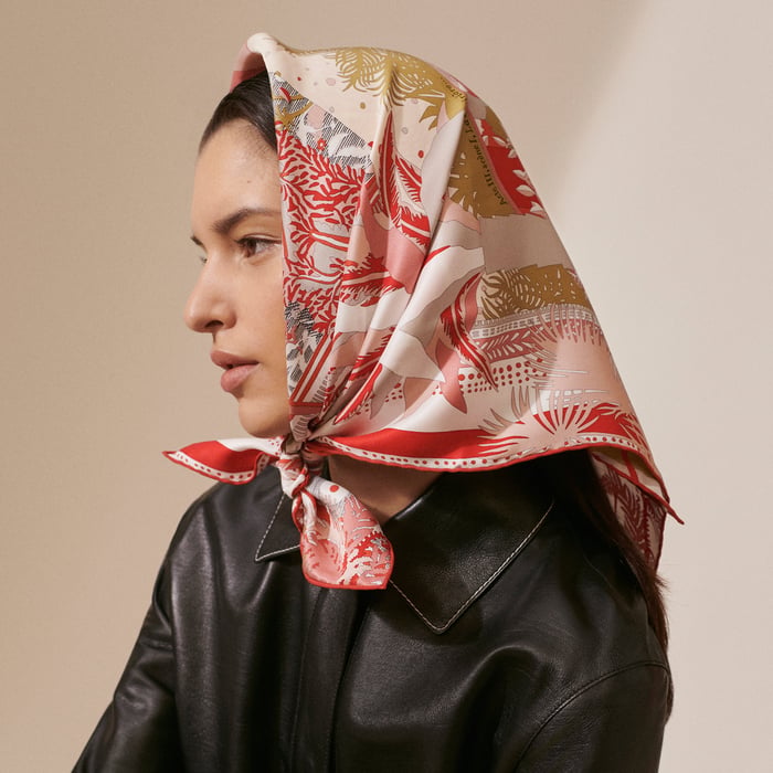 Acte III, Scene I, La Clairiere Decoupage Scarf 70