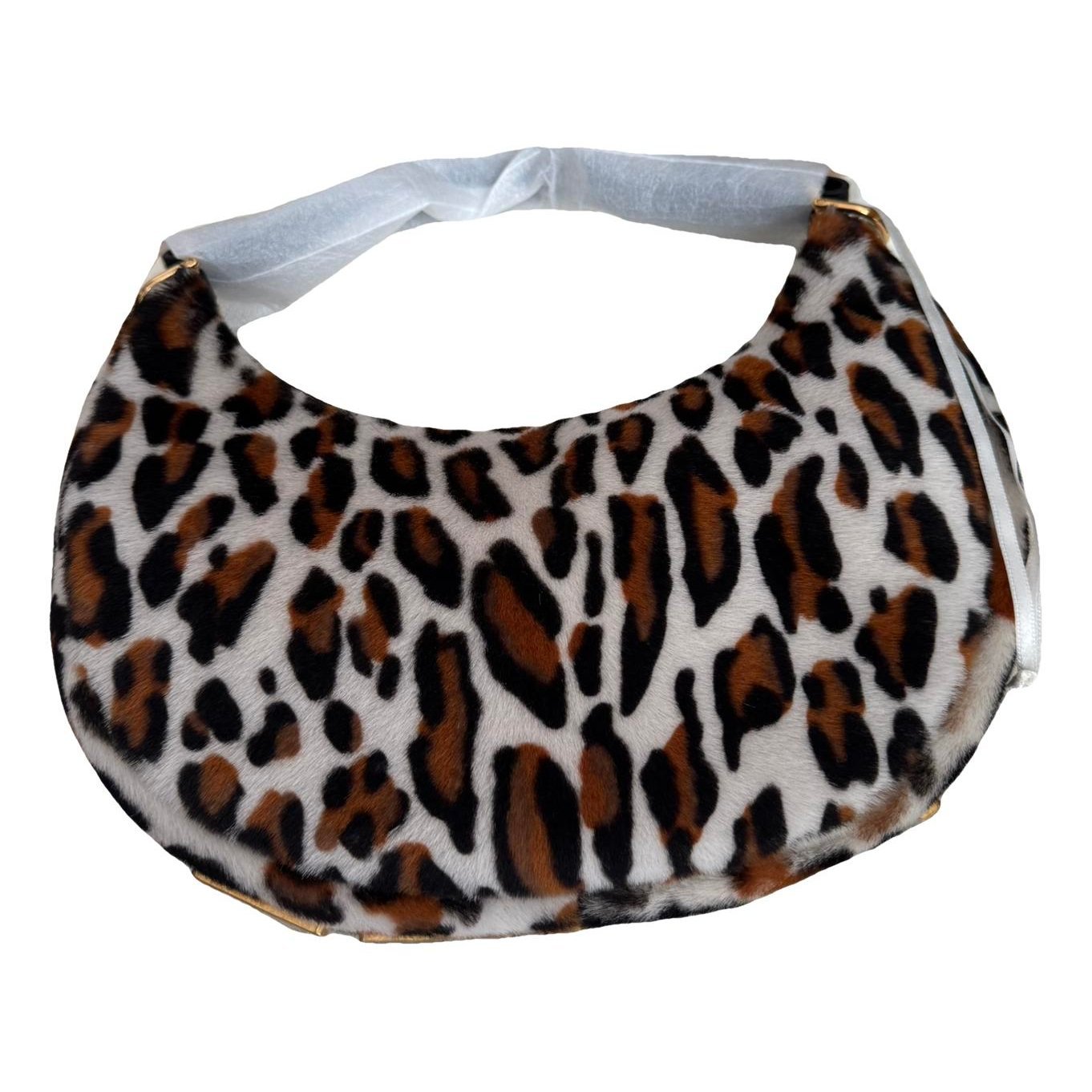 Fendigraphy leather handbag