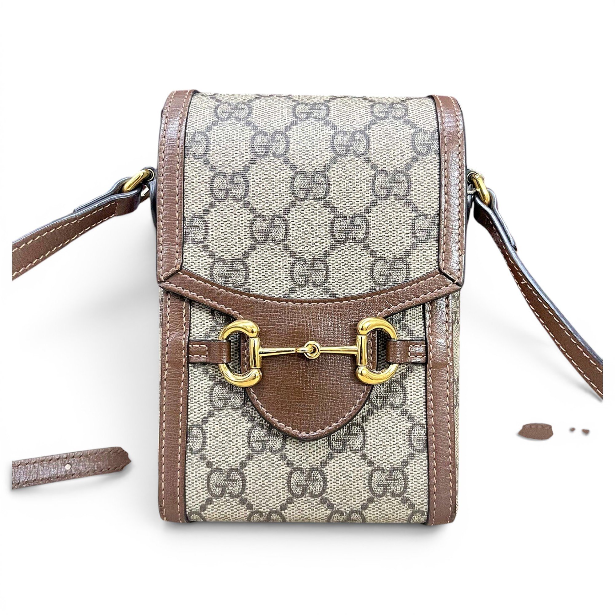 1955 leather handbag