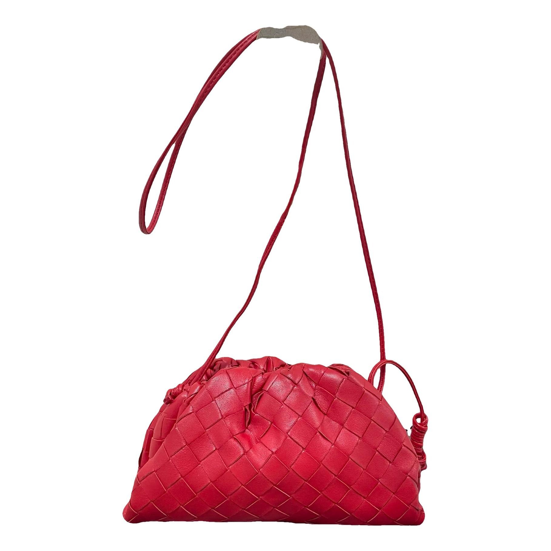 Pouch leather handbag