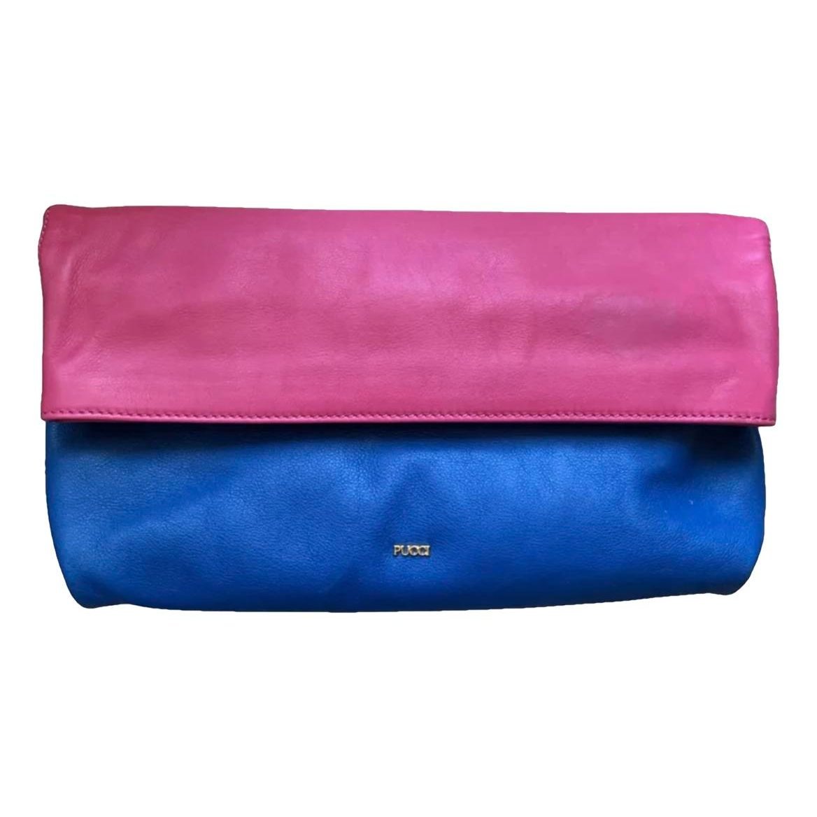 Emilio Pucci Leather clutch bag