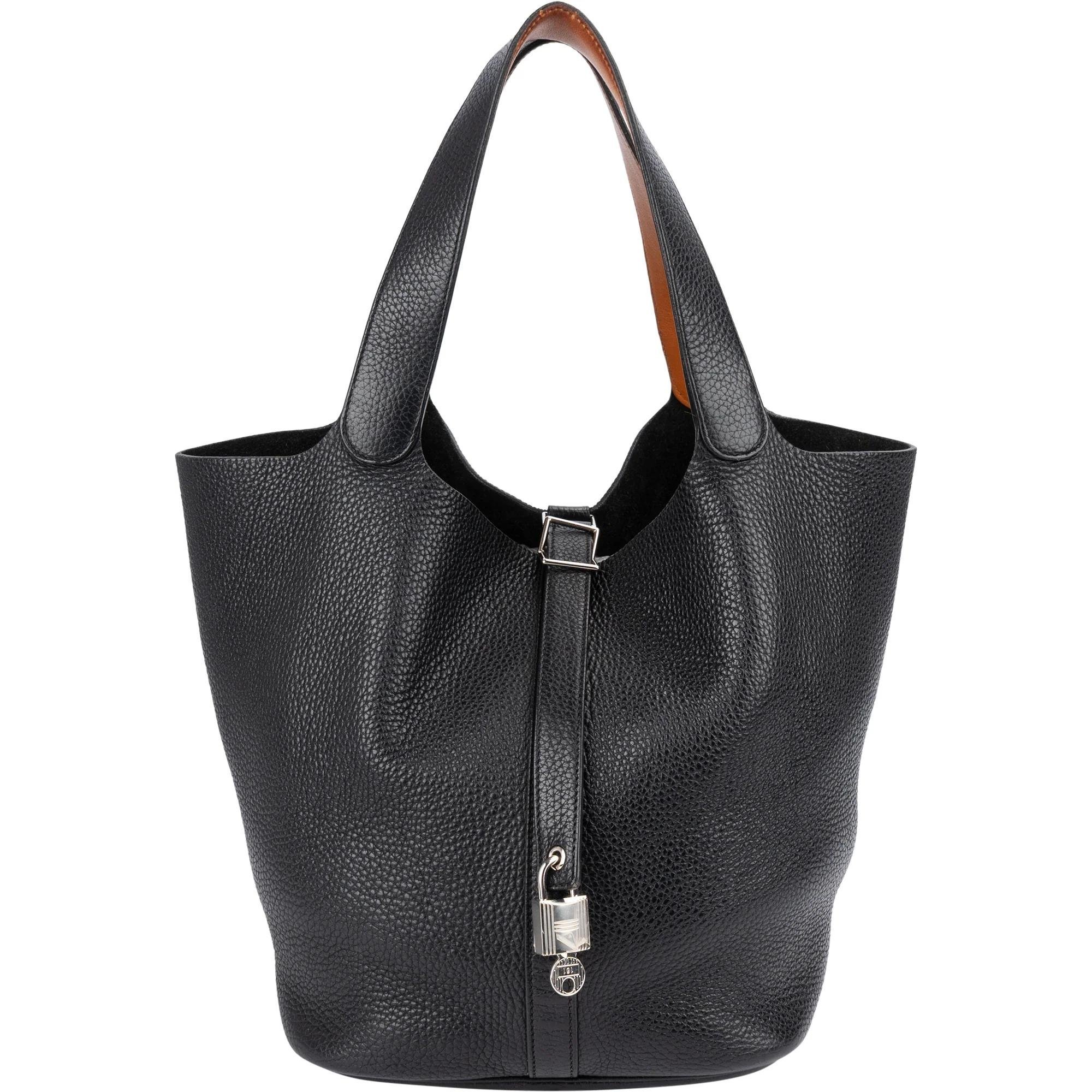 Picotin leather handbag