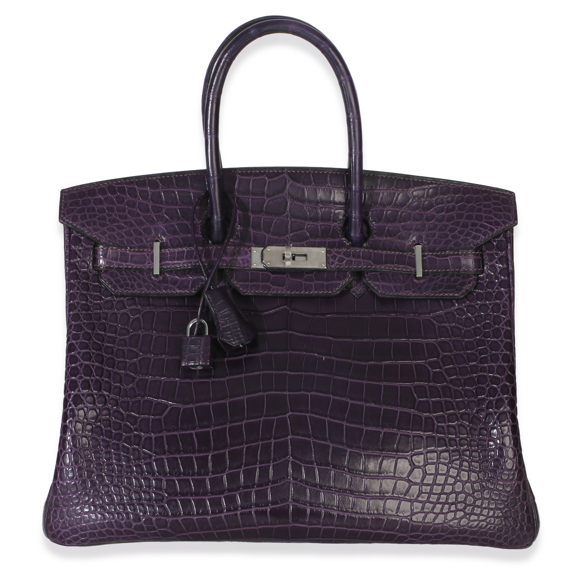 Birkin 35 exotic leathers handbag