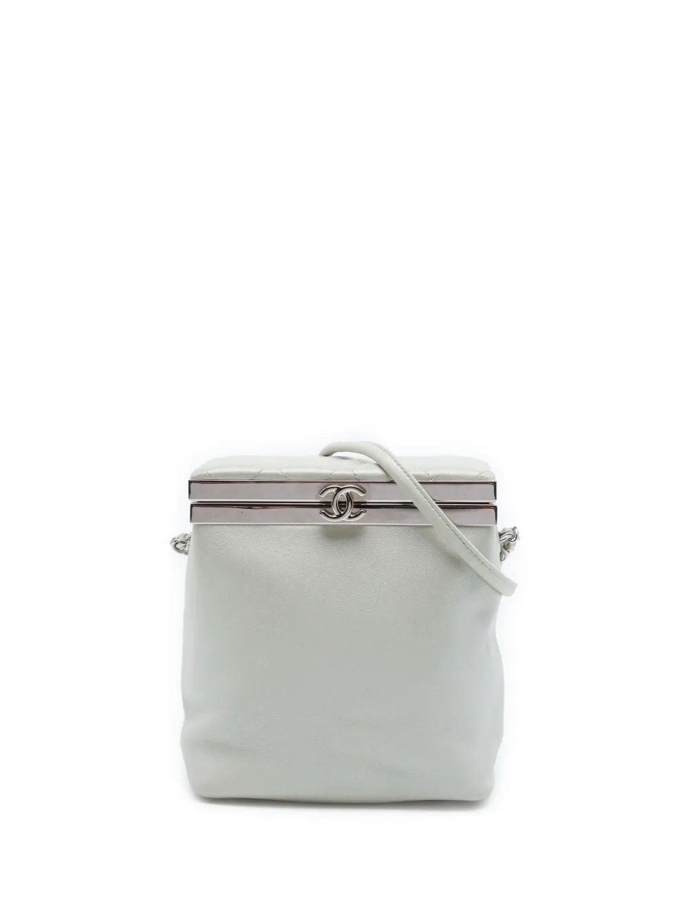 2016-2017 CC Metallic Calfskin vanity bag