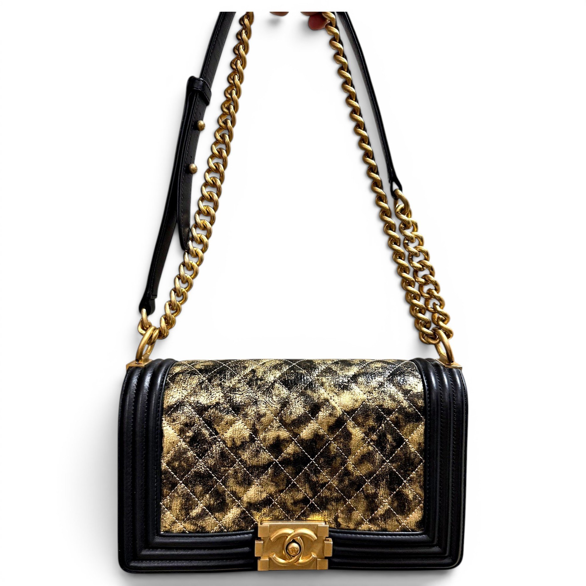 Boy leather crossbody bag