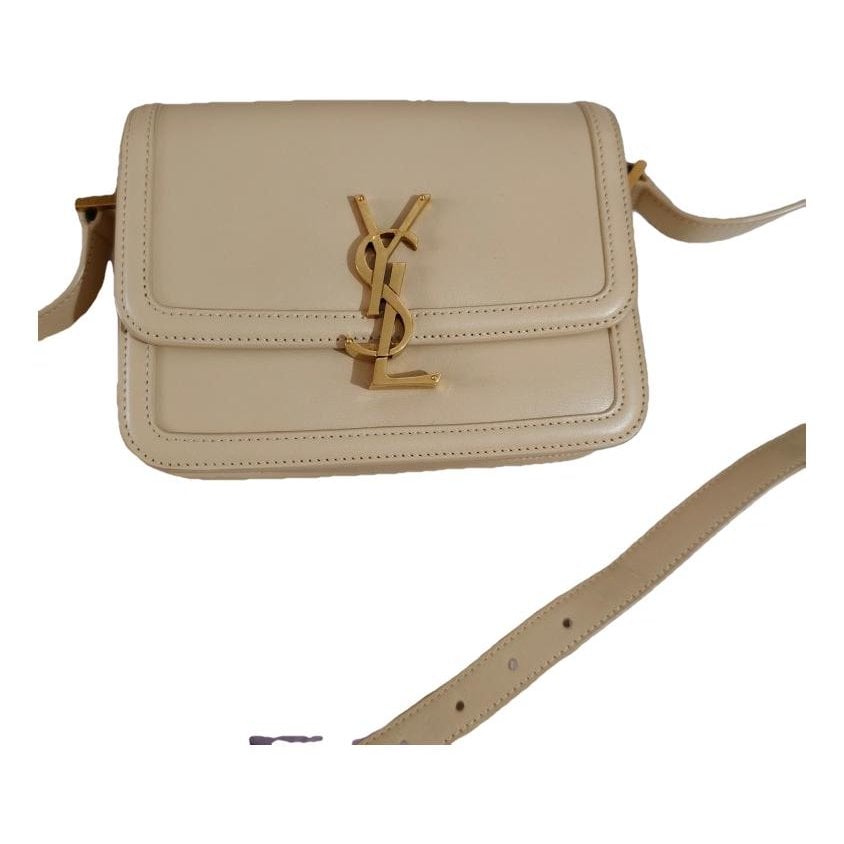 Solférino leather handbag