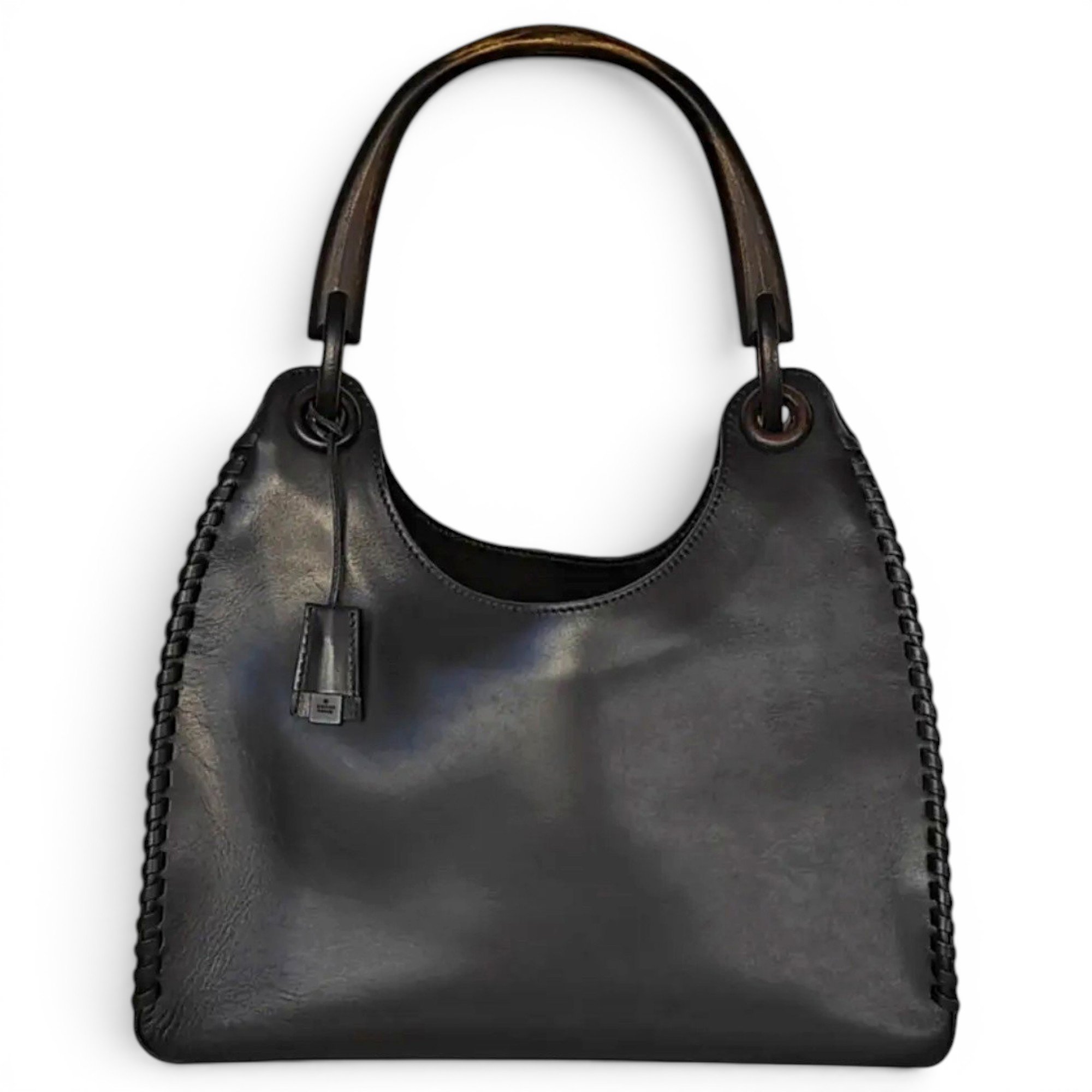Hobo leather handbag