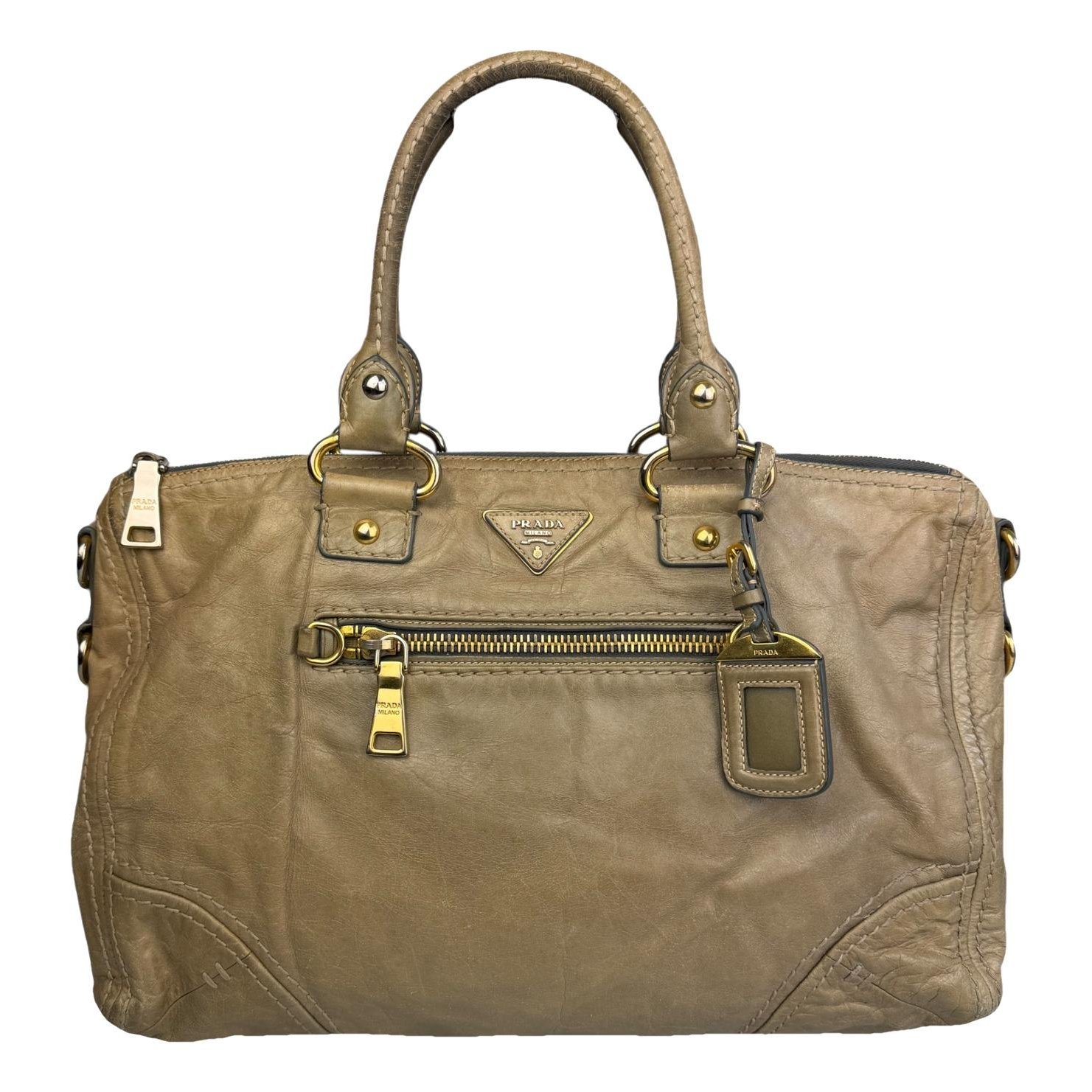 Leather handbag