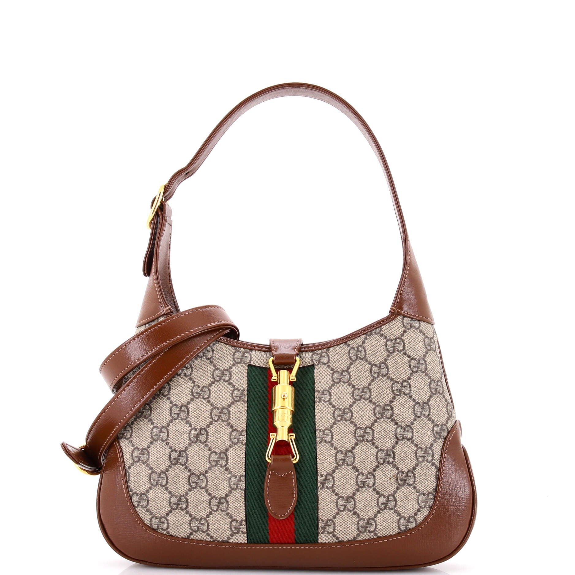 Jackie 1961 Hobo GG Coated Canvas Small