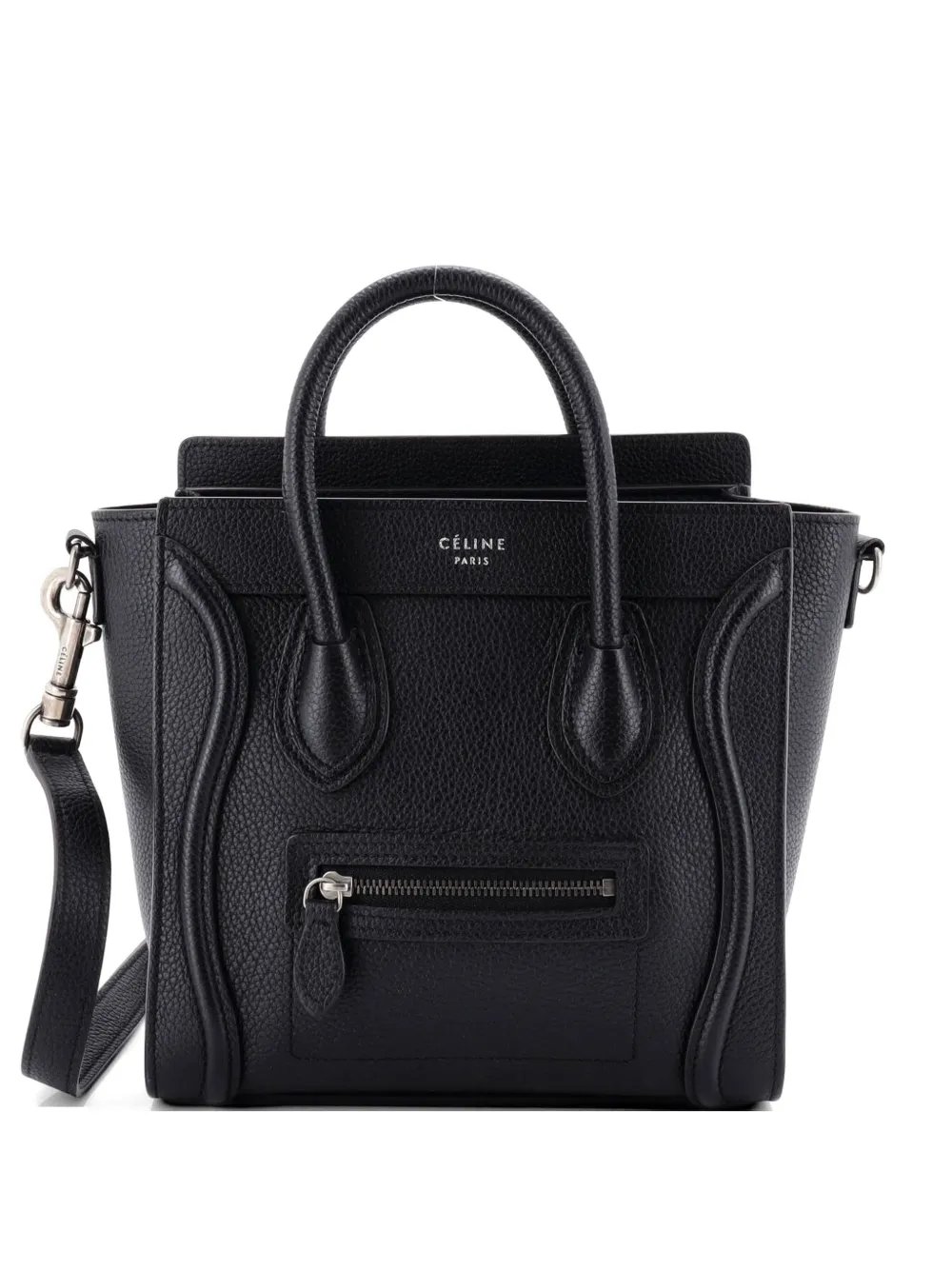 Luggage Bag Grainy Leather Nano crossbody bag