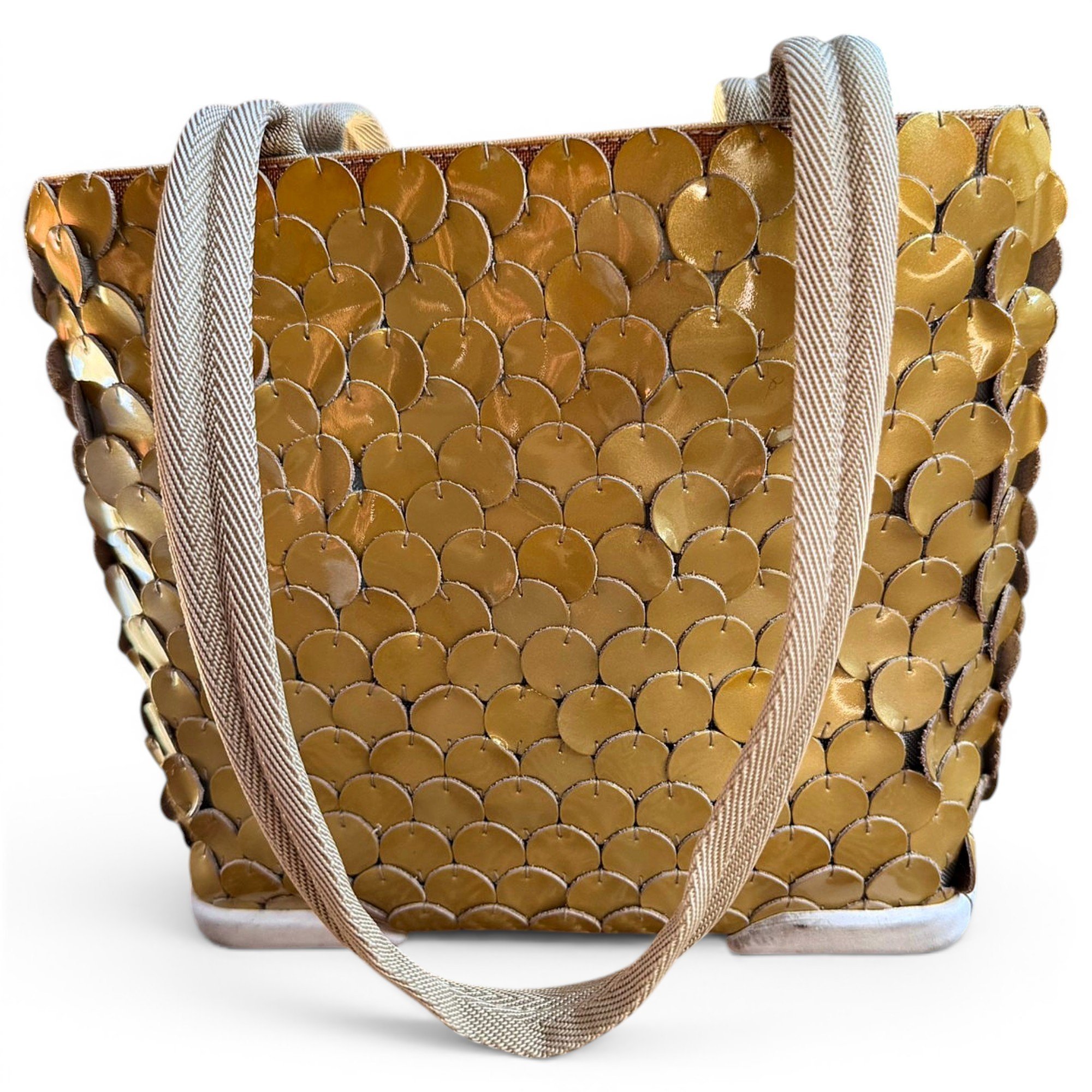 Patent leather handbag